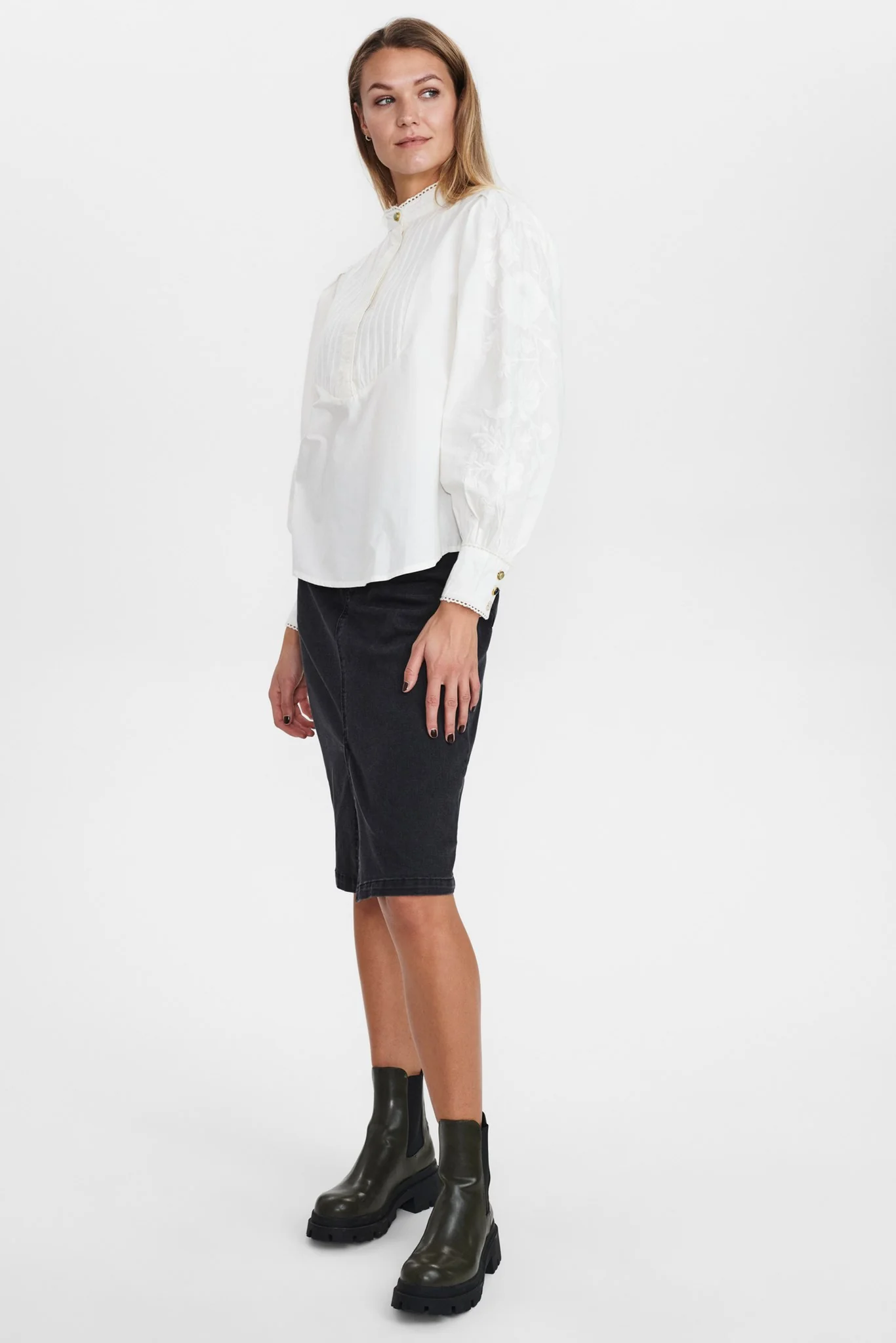 NUAYMA BLOUSE - Cloud Dancer - Image 3