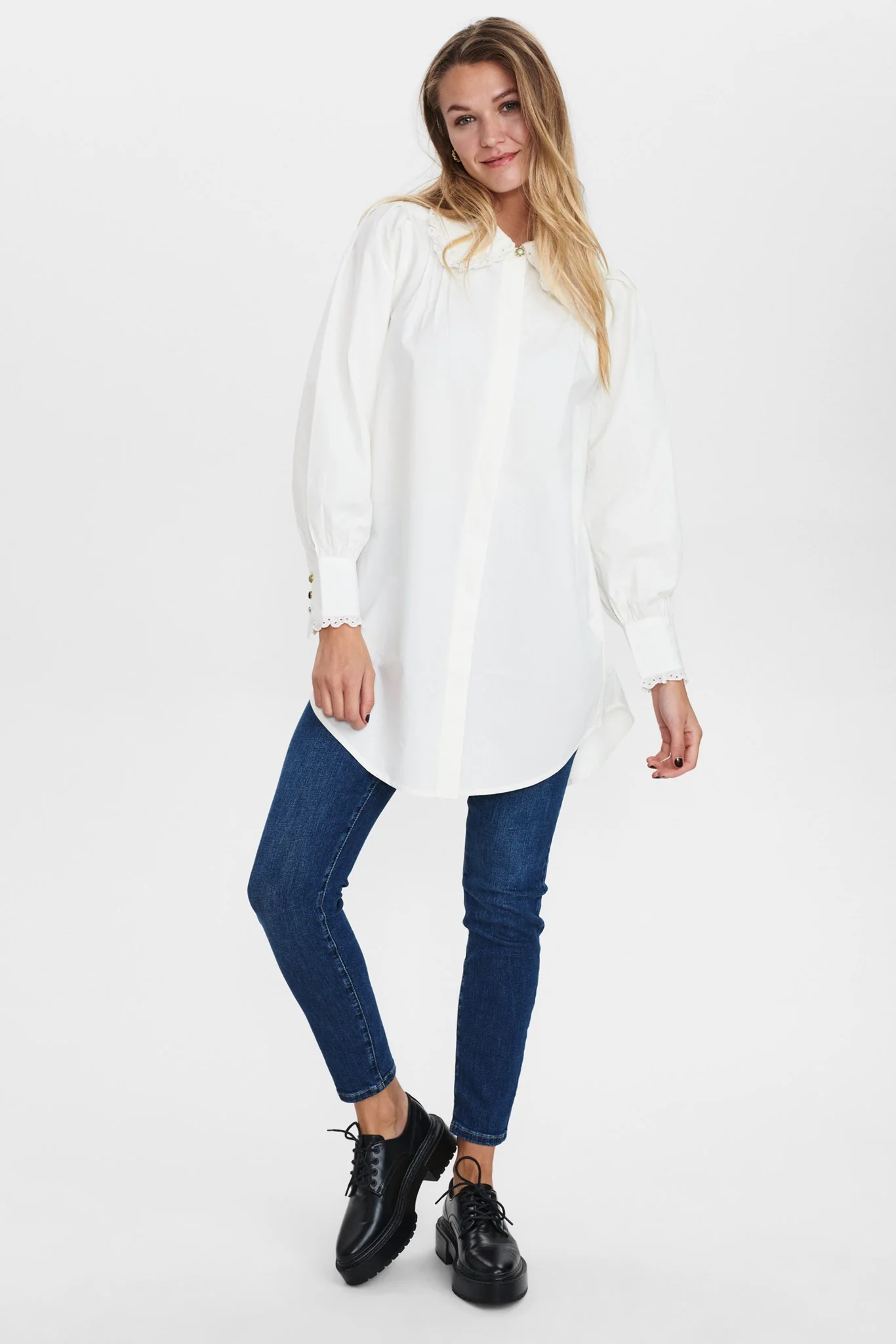 NUAYMA SHIRT - Cloud Dancer - Image 3