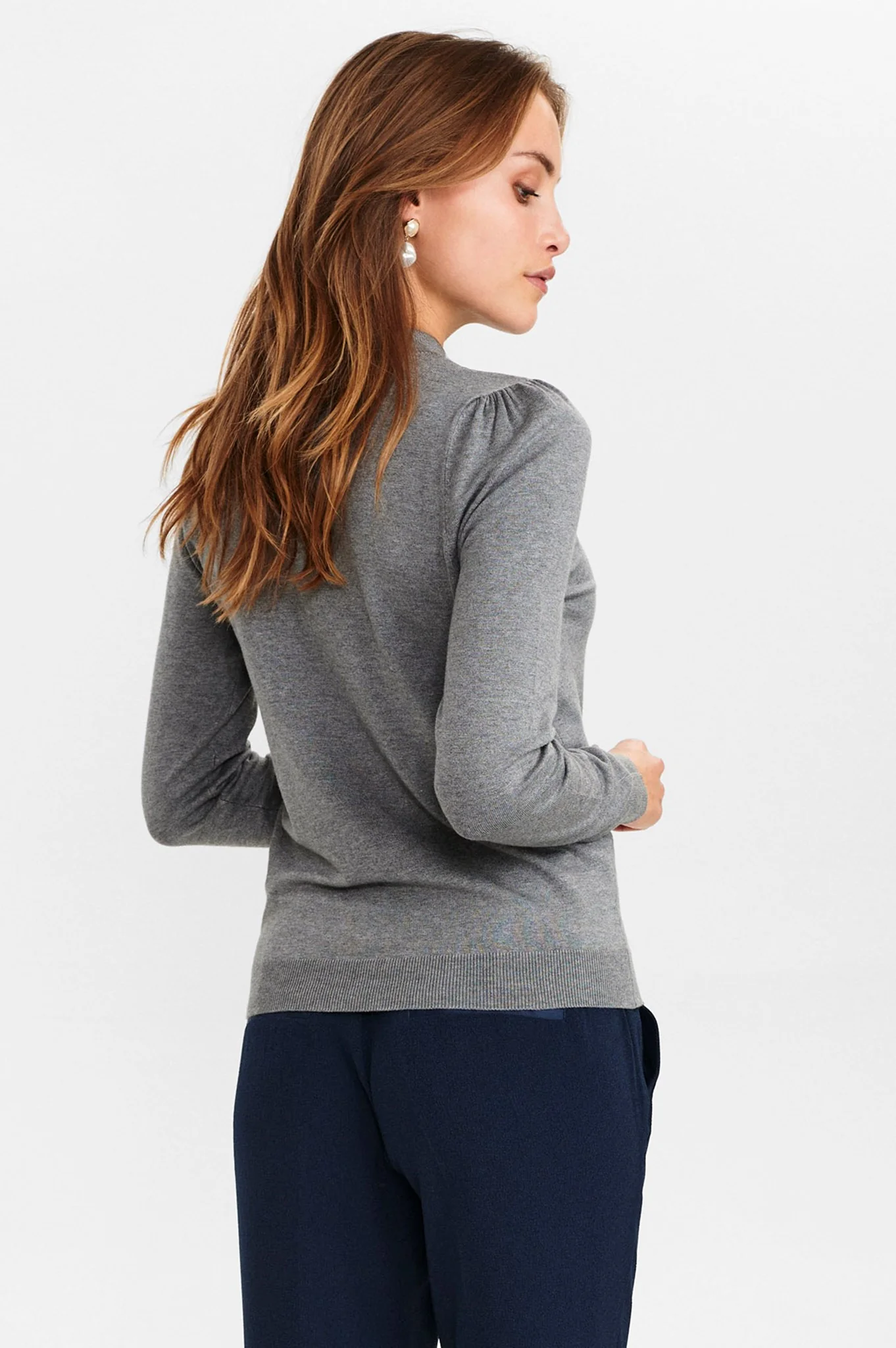 NUBAOJIN PULLOVER - NOOS - Medium Grey mel - Image 2