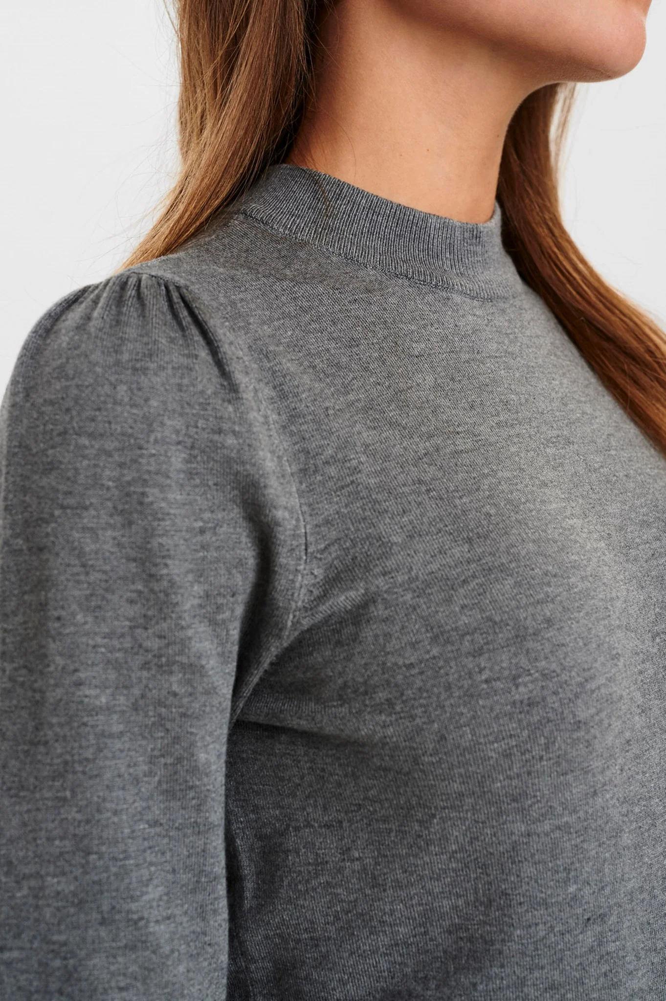 NUBAOJIN PULLOVER - NOOS - Medium Grey mel - Image 4