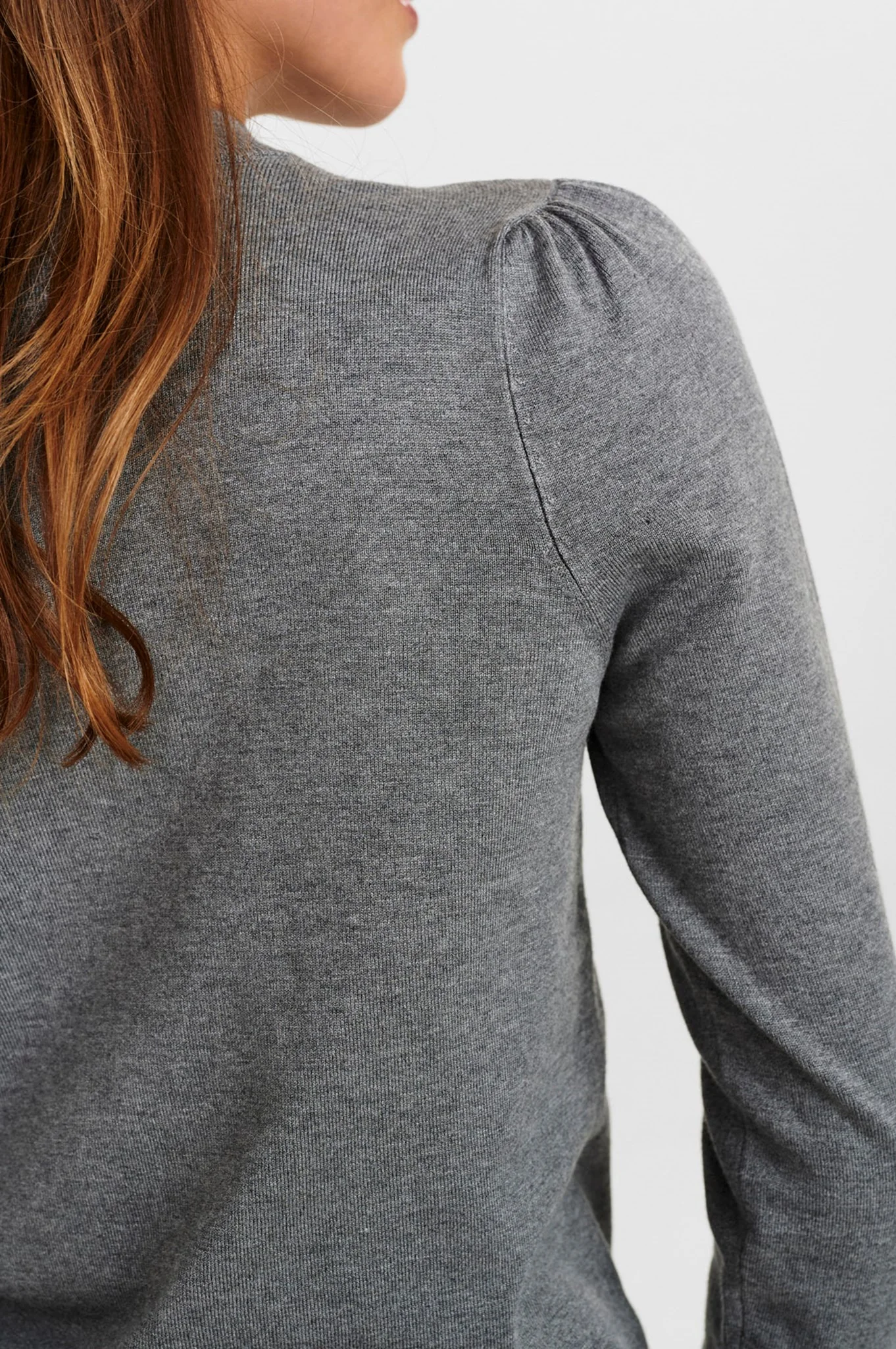 NUBAOJIN PULLOVER - NOOS - Medium Grey mel - Image 5