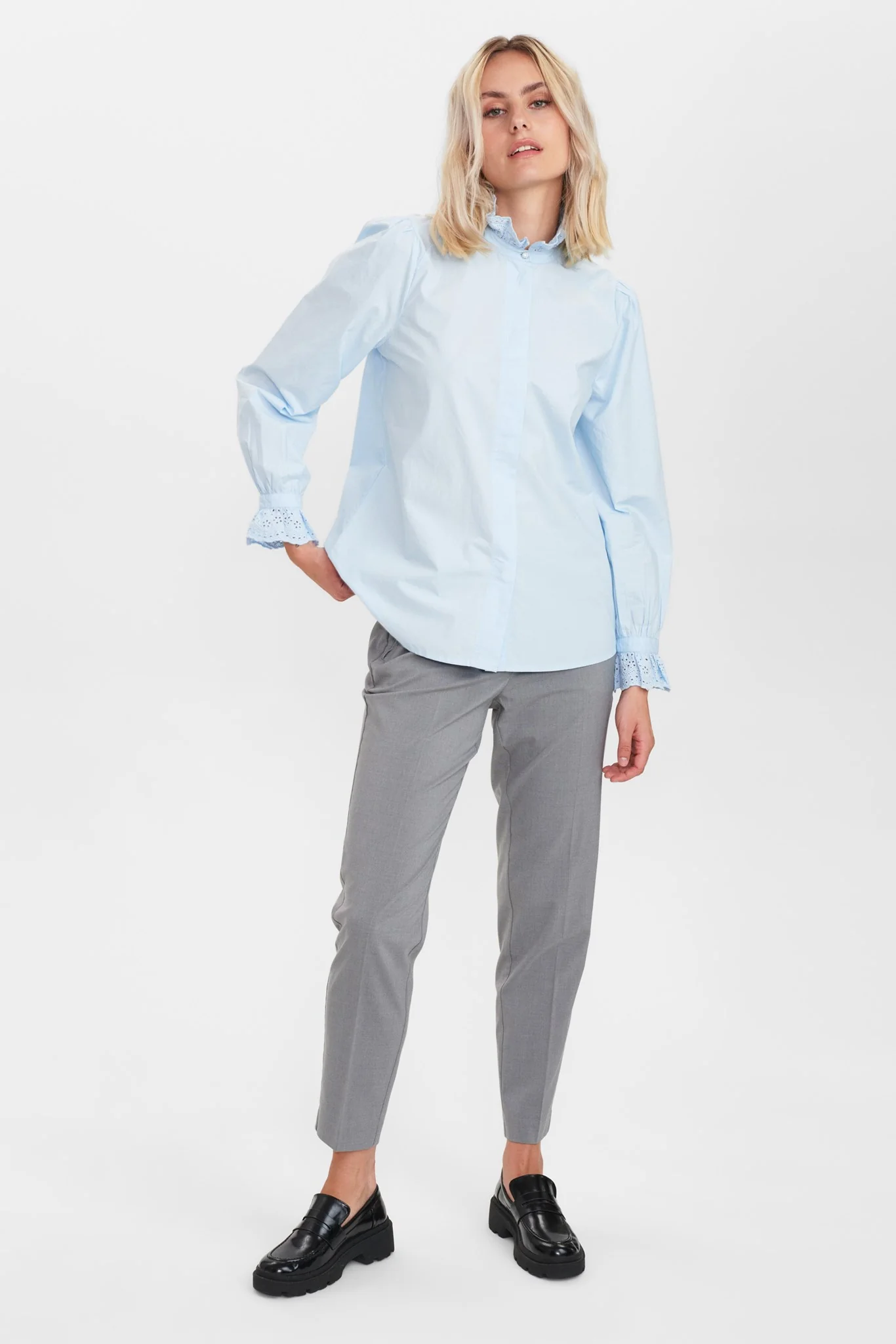 NUBARBARA SHIRT - Cashmere Blue - Image 3