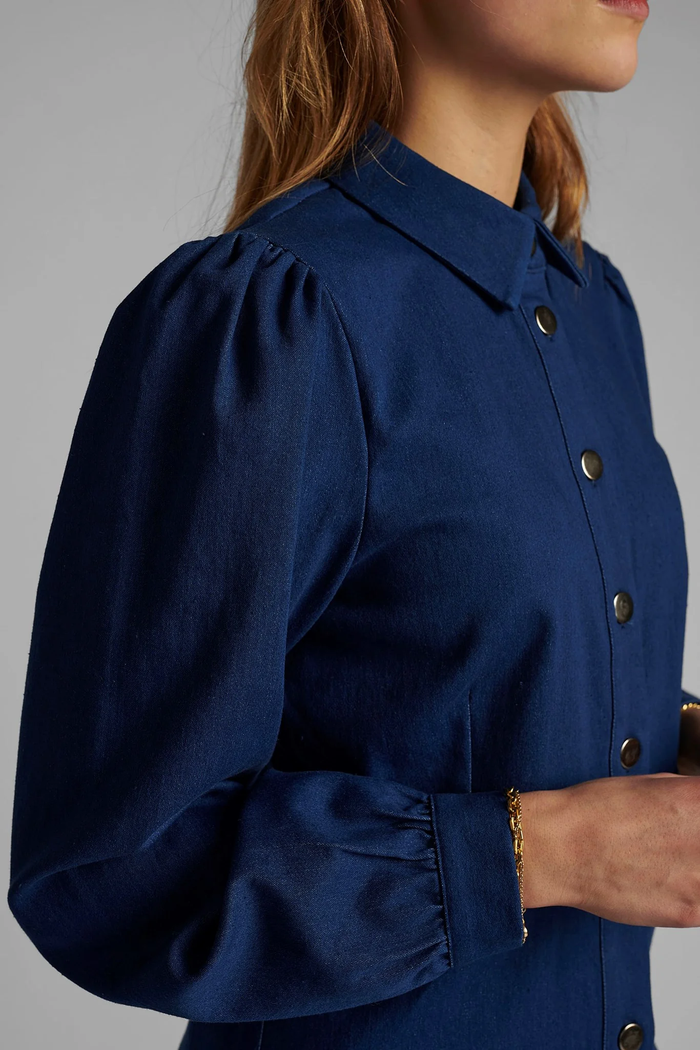 NUBARBARA SHIRT - Dark Blue Denim - Image 5