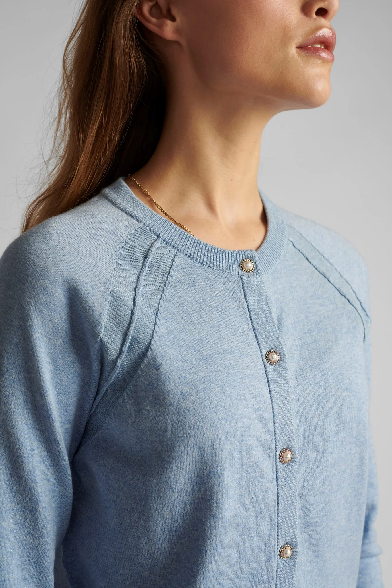 NUBECHET CARDIGAN  - Vista Blue - Image 4