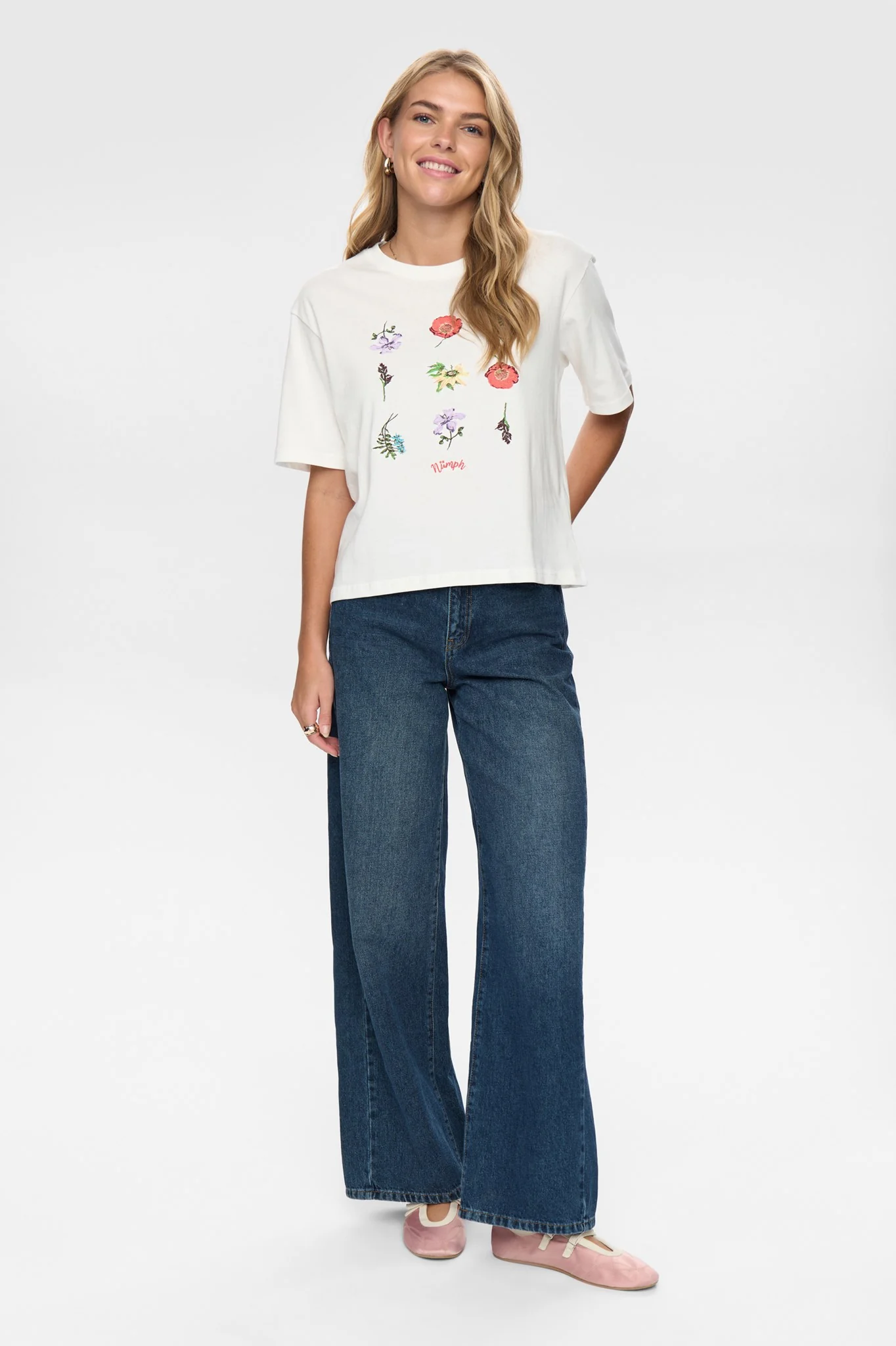 NUBELISA BOXY TEE - Cloud Dancer - Image 3