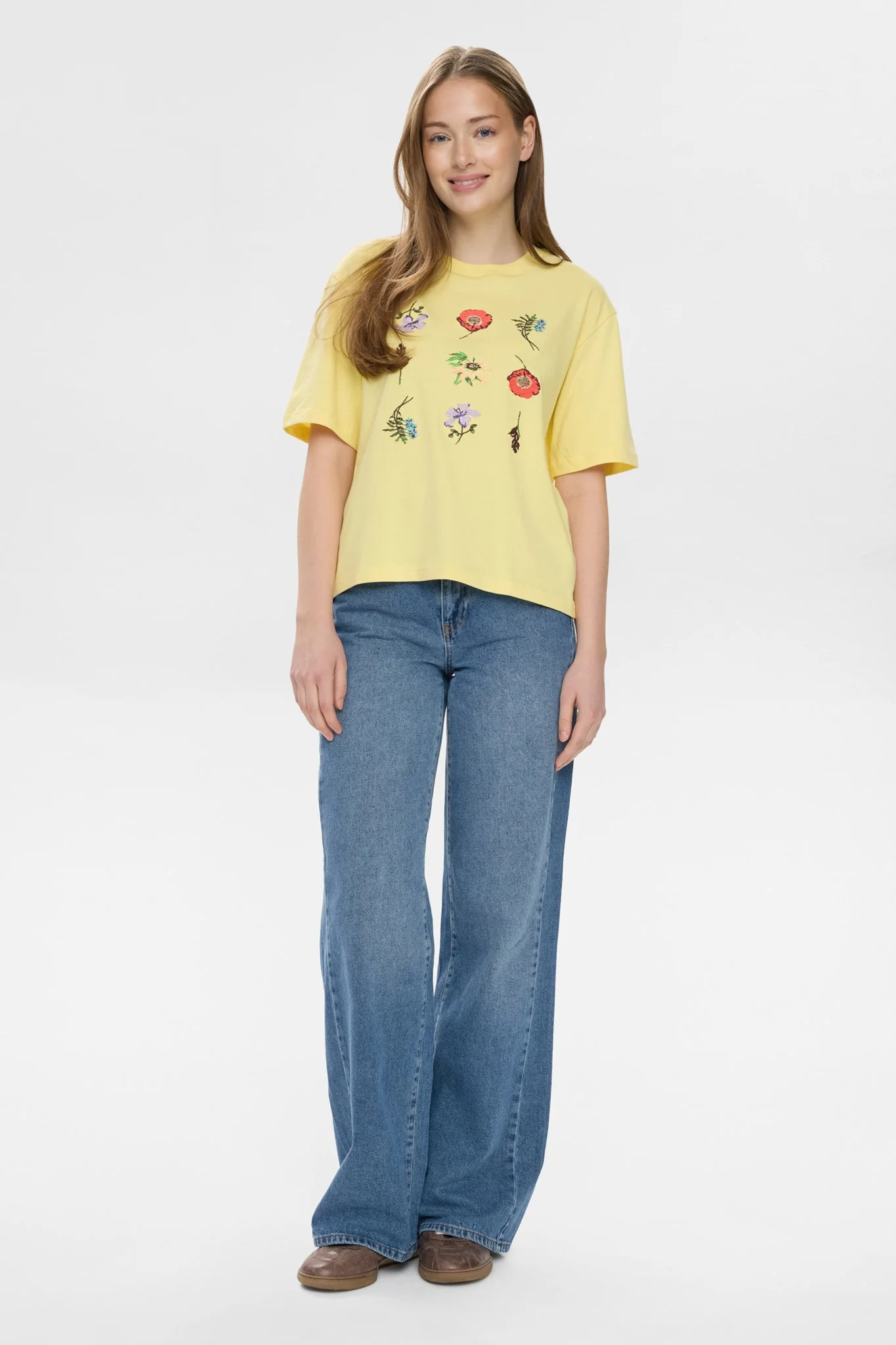 NUBELISA BOXY TEE - Popcorn - Image 3