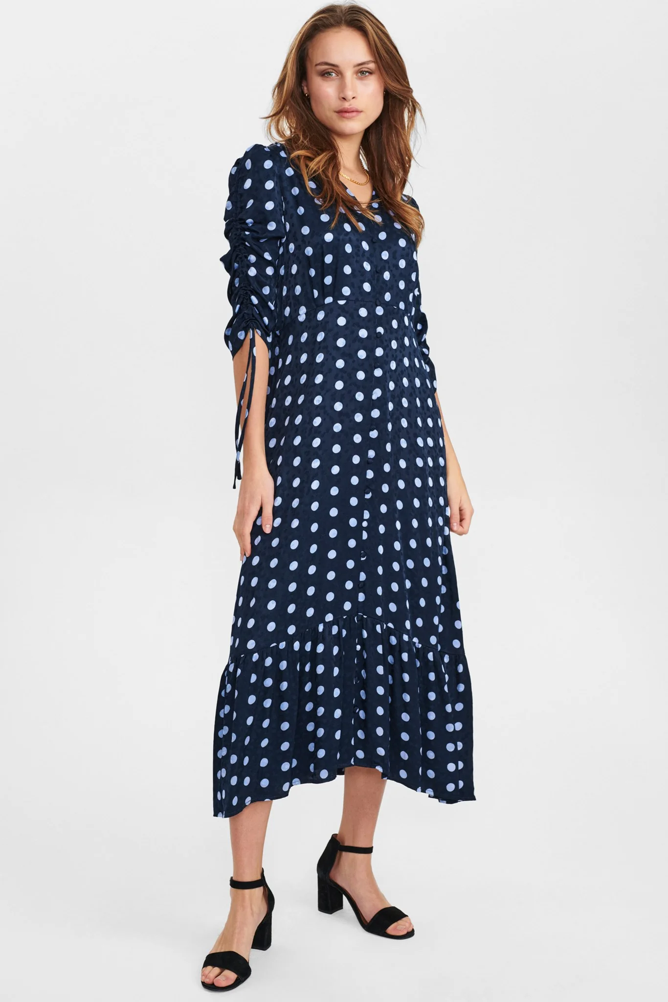 NUBELL MAXI DRESS - Dark Sapphire - Image 3