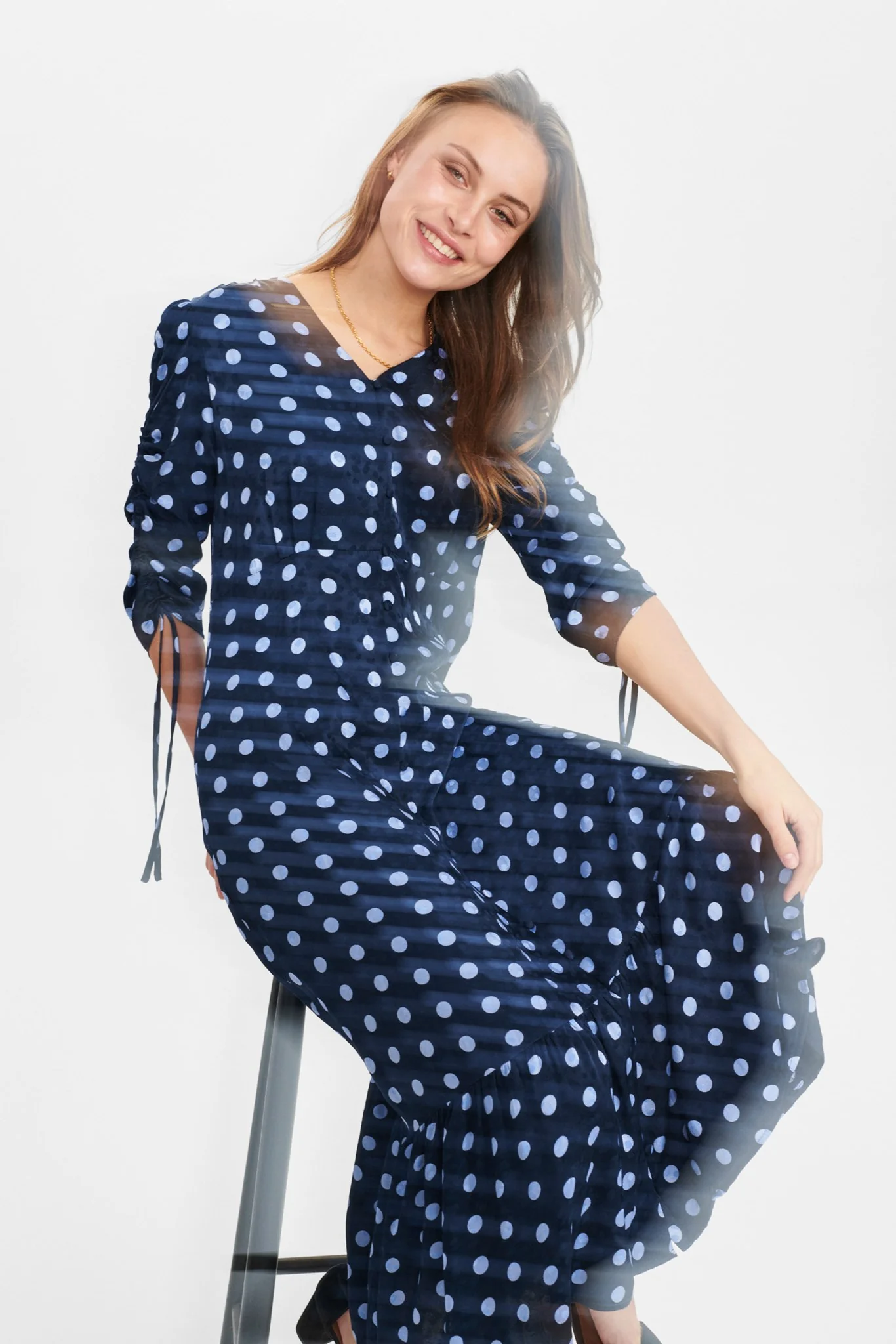 NUBELL MAXI DRESS - Dark Sapphire - Image 6