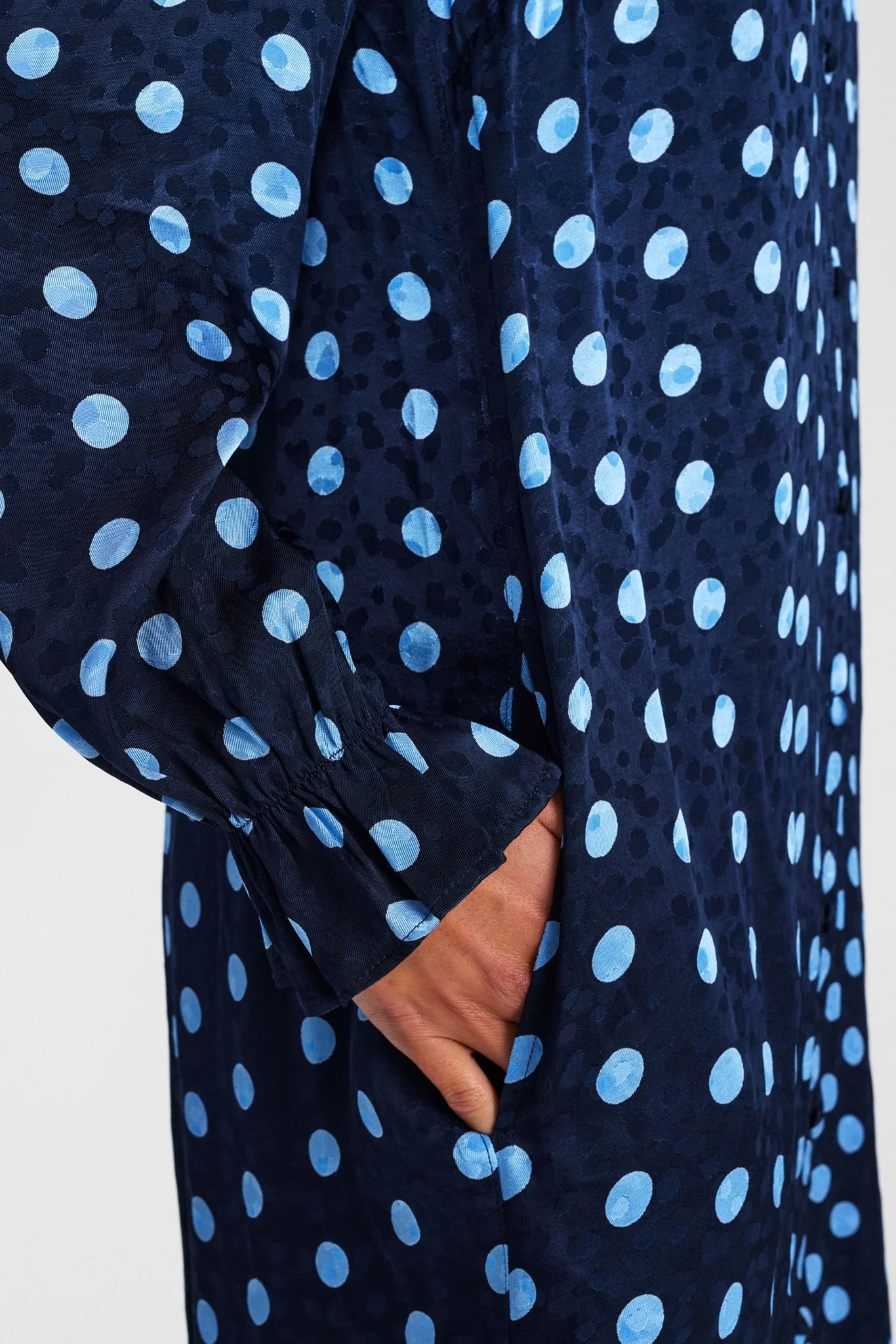 NUBELL SHIRT DRESS - Dark Sapphire - Image 5