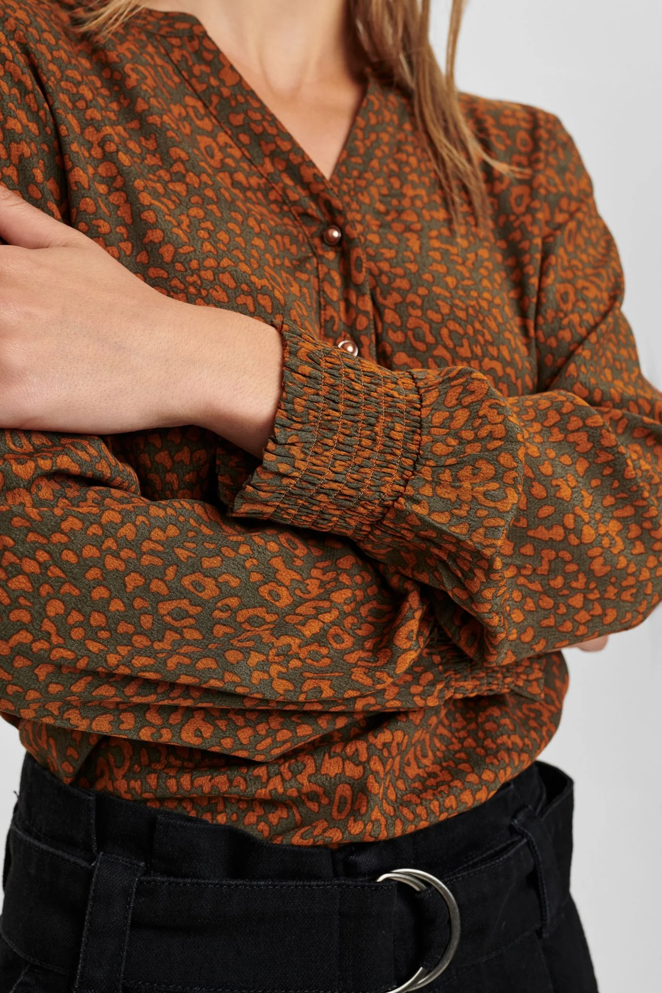 NUBENTA BLOUSE - Grape leaf - Image 5