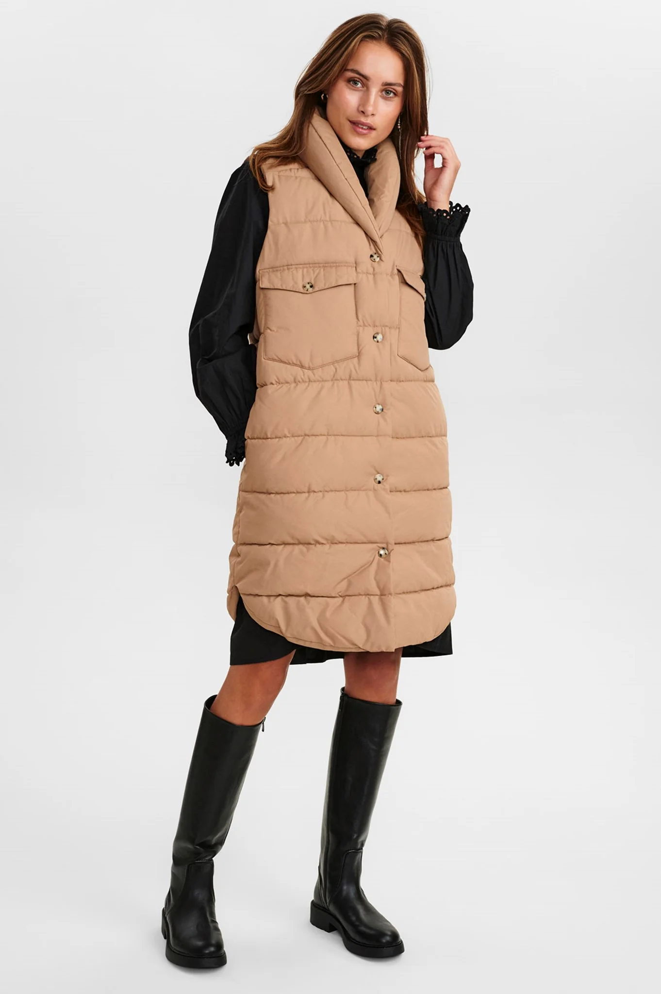NUBETRI WAISTCOAT - Tannin - Image 3