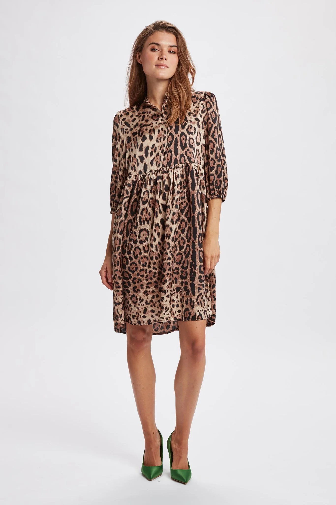 NUBETTY SHORT DRESS - Brownie - Image 3