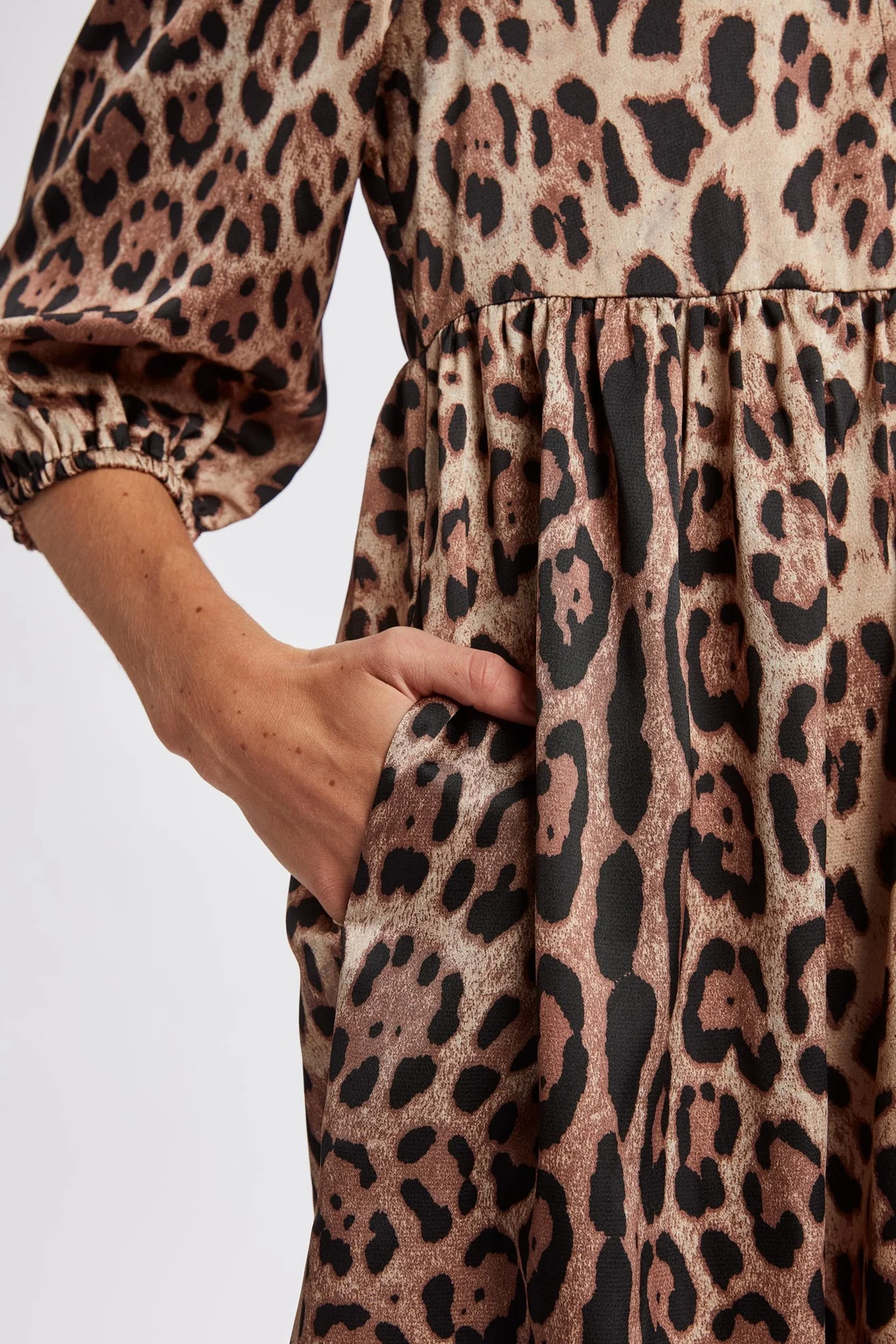 NUBETTY SHORT DRESS - Brownie - Image 5
