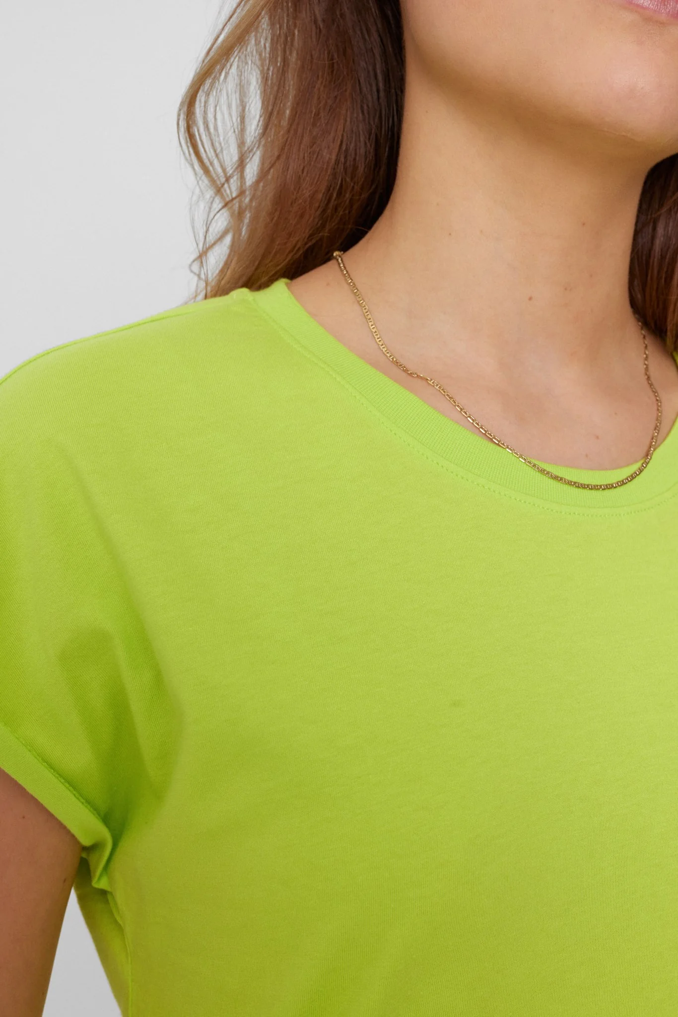 NUBEVERLY T-SHIRT - GOTS - Acid Lime - Image 4