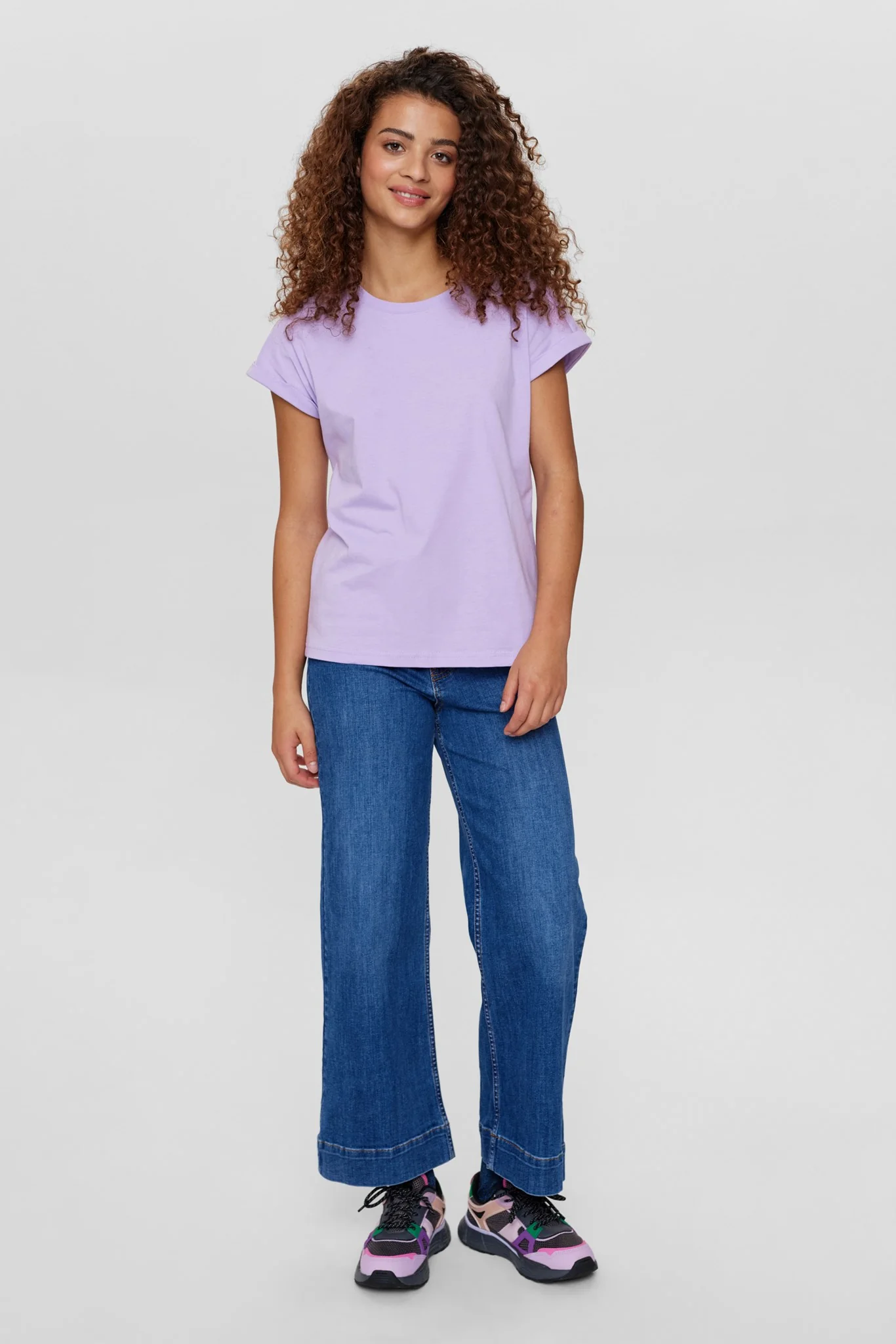 NUBEVERLY T-SHIRT - GOTS - Lilac Breeze - Image 3