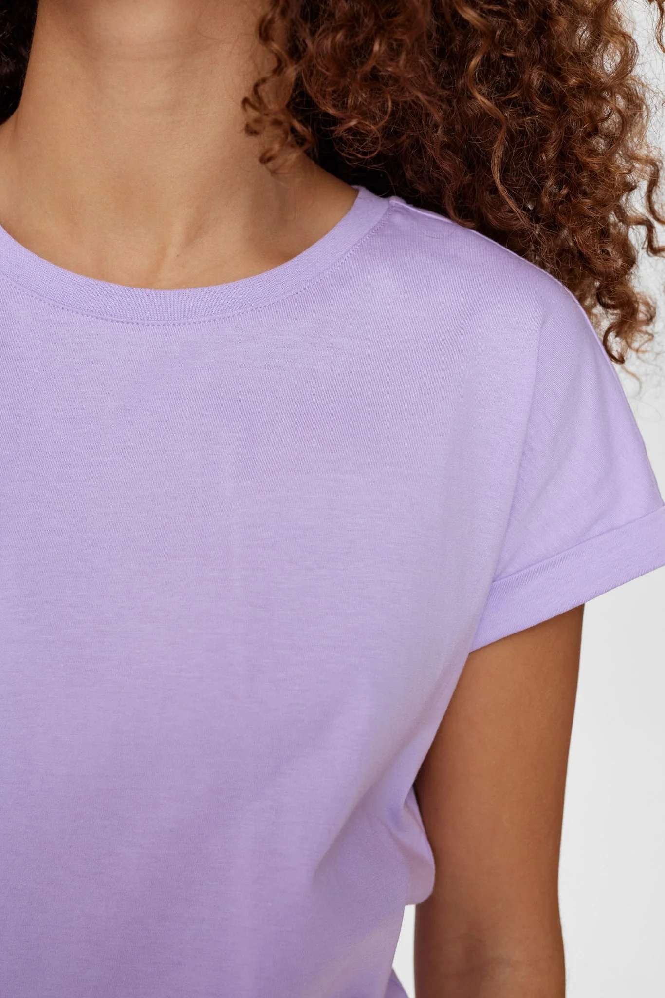 NUBEVERLY T-SHIRT - GOTS - Lilac Breeze - Image 4