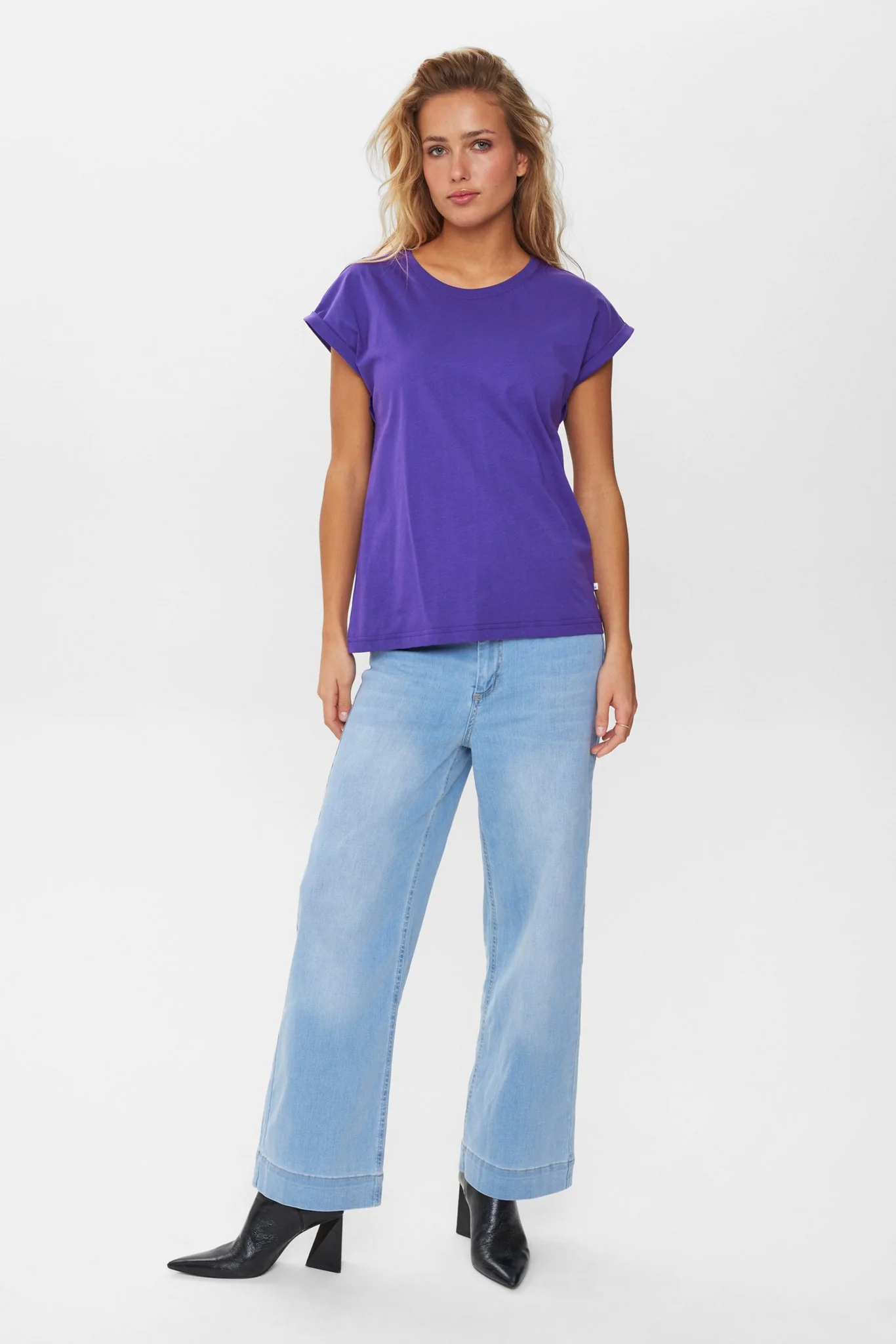 NUBEVERLY T-SHIRT - GOTS - Tillandsia Purple - Image 3