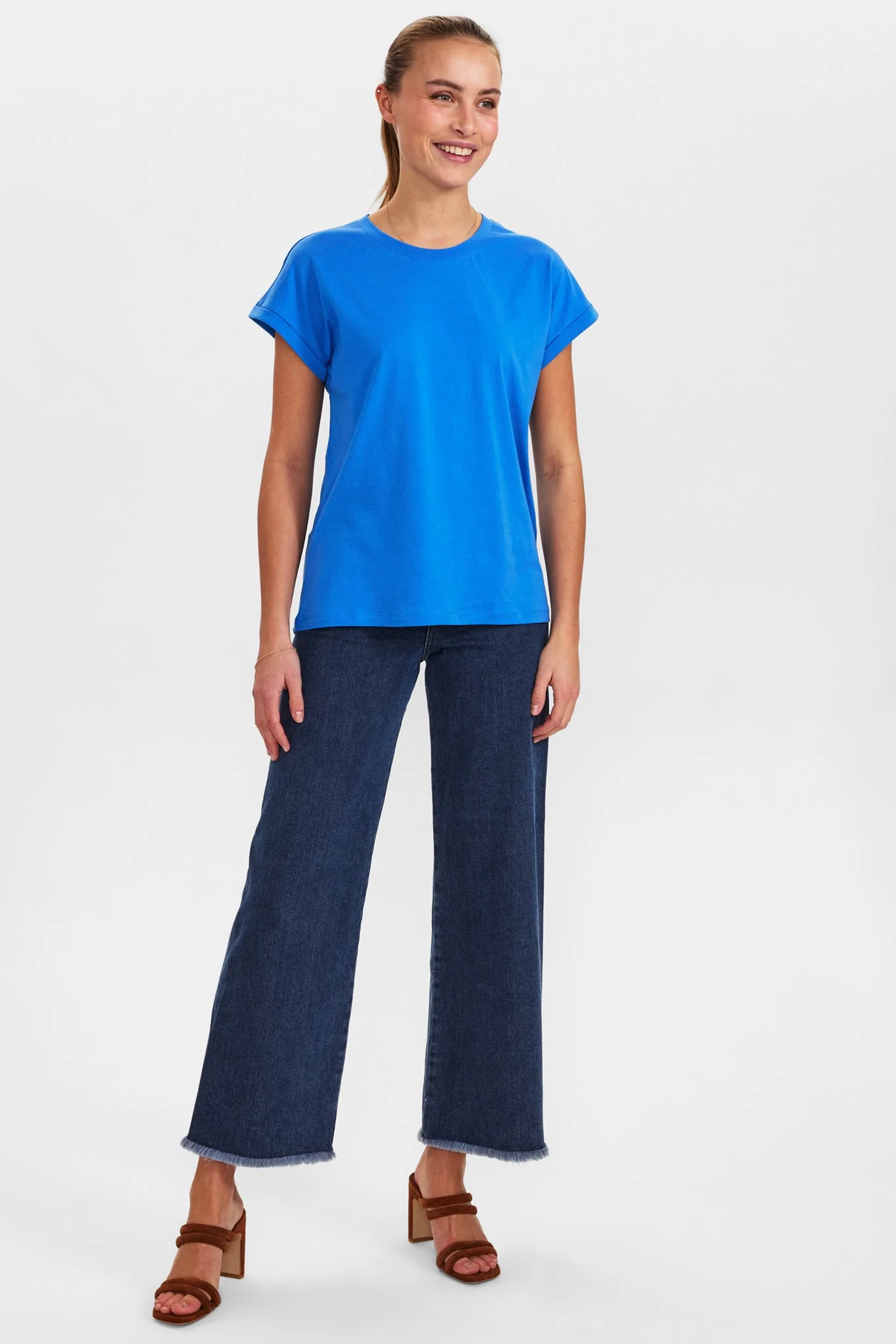 NUBEVERLY T-SHIRT - GOTS - Palace Blue - Image 3