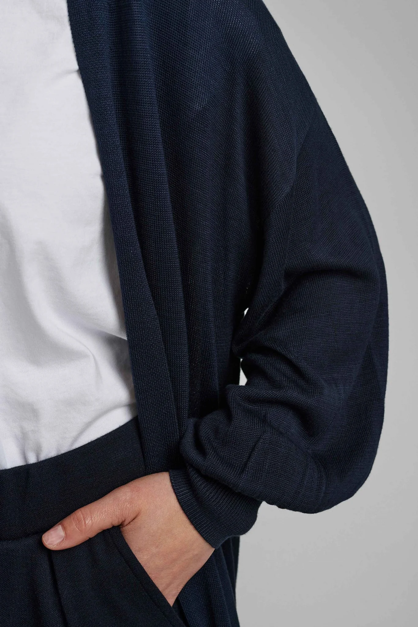 NUBIA LONG CARDIGAN - NOOS - Dark Sapphire - Image 5