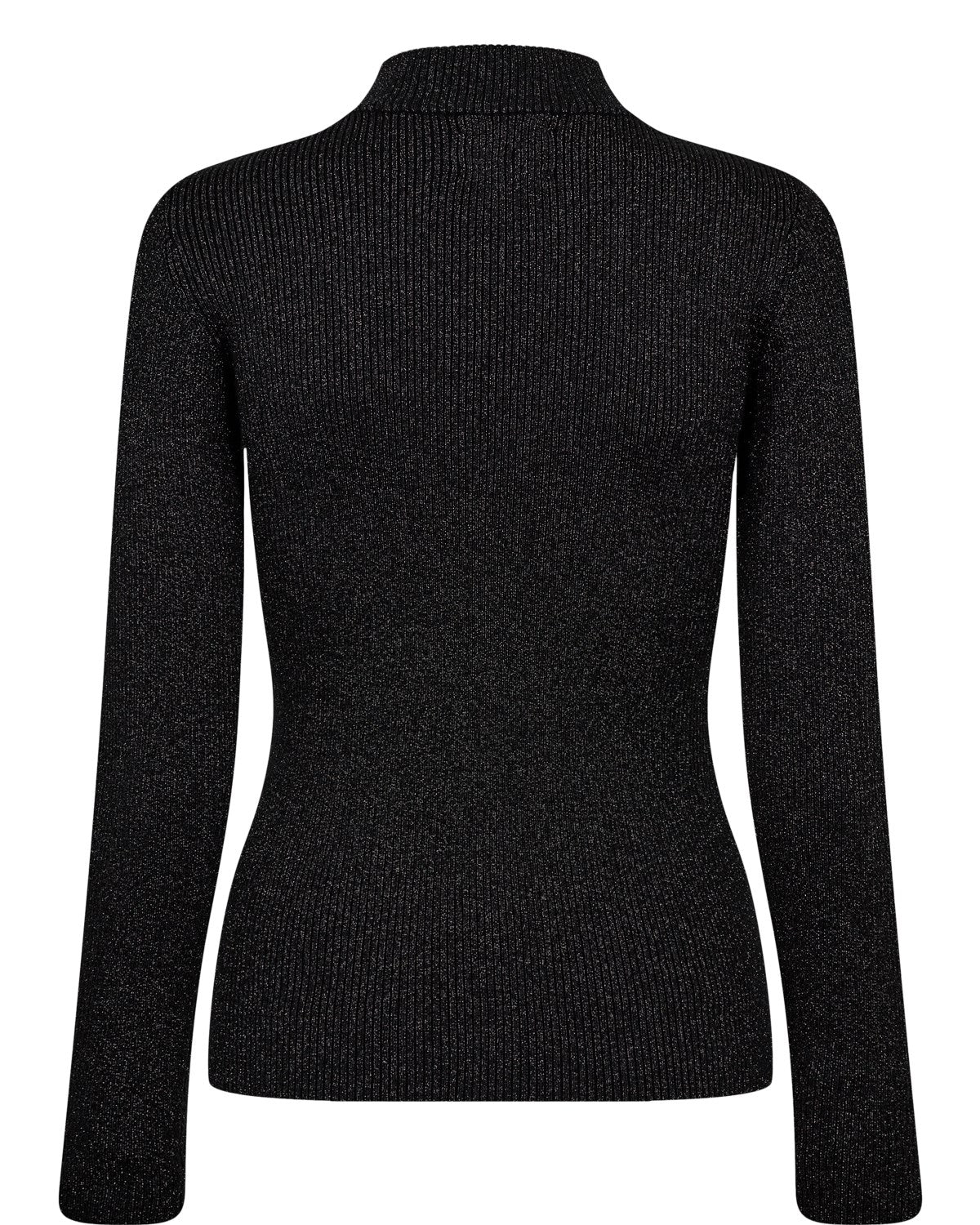 NUBIA LUREX LS PULLOVER - Caviar - Image 2