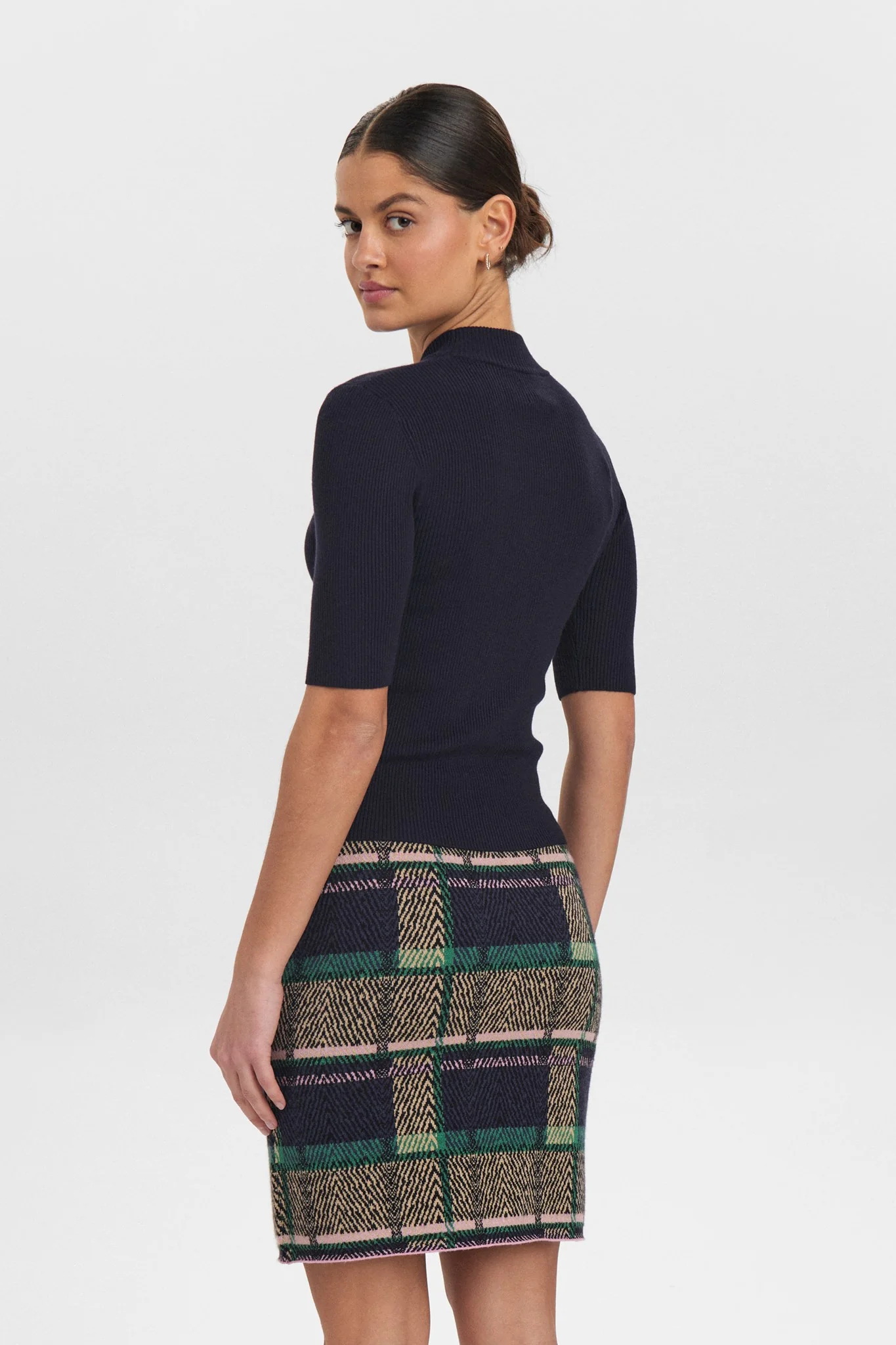 NUBIA SS PULLOVER CROPPED - Dark Sapphire - Image 2