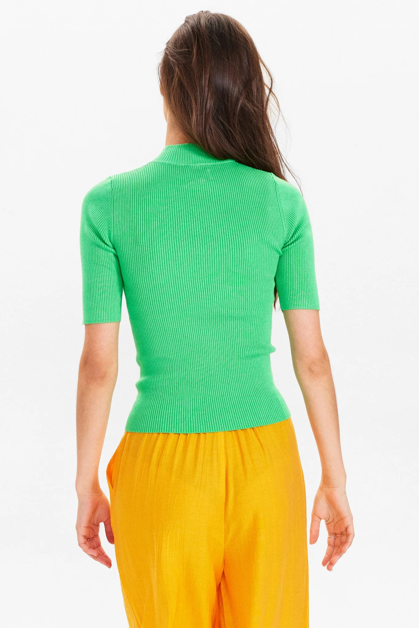 NUBIA SS PULLOVER CROPPED - Poison green - Image 2