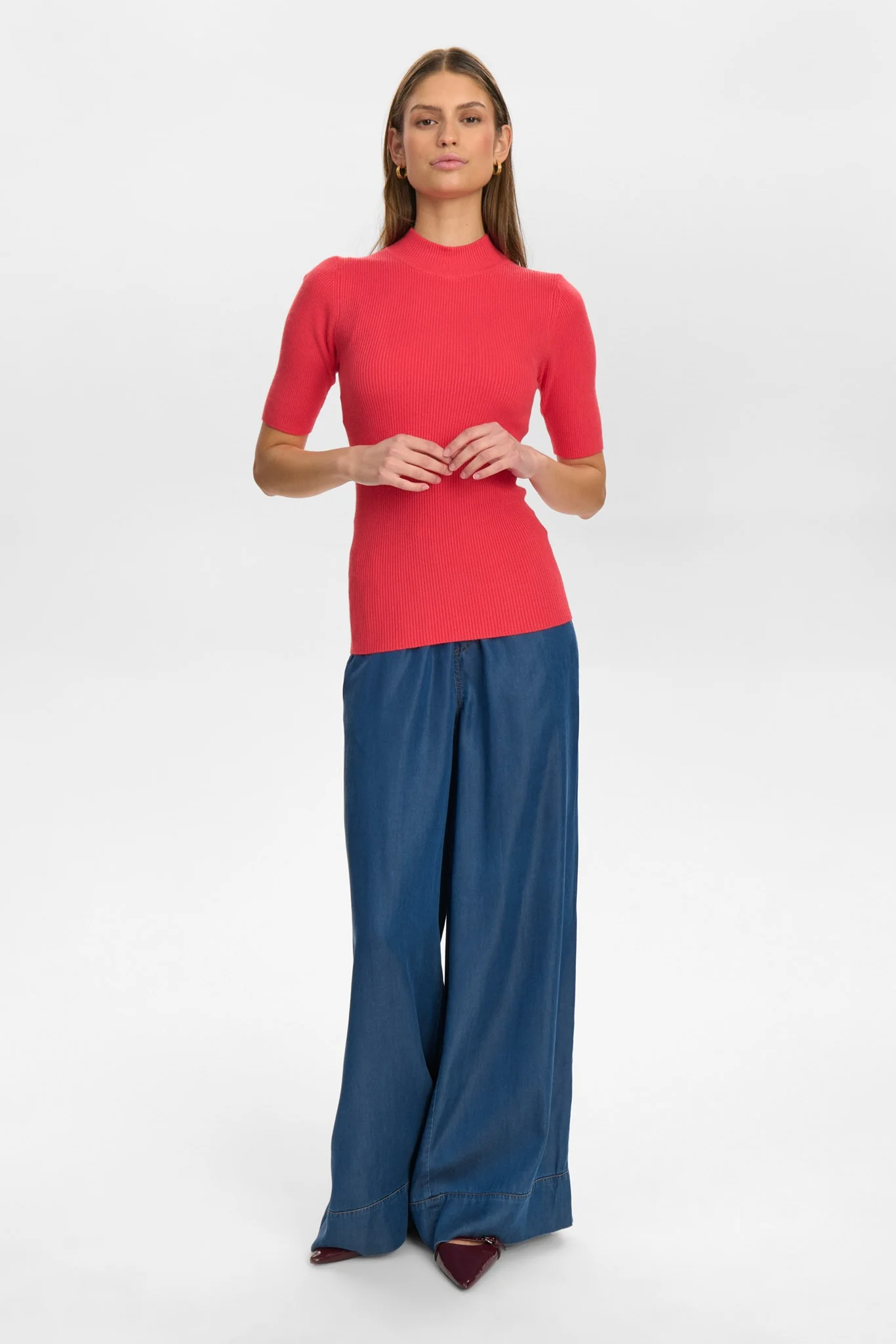 NUBIA SS PULLOVER  - Geranium - Image 3