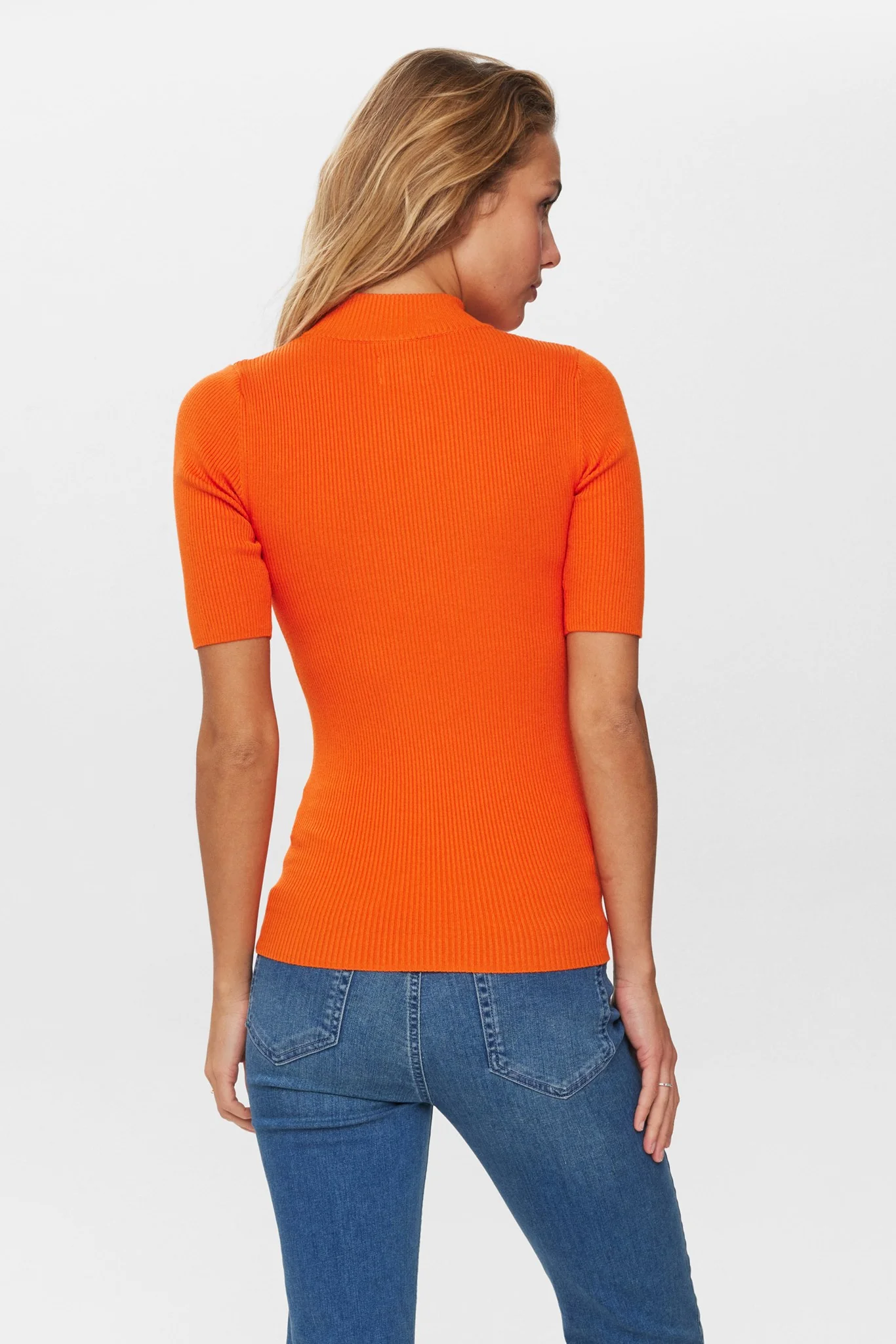 NUBIA SS PULLOVER  - Red Orange - Image 2
