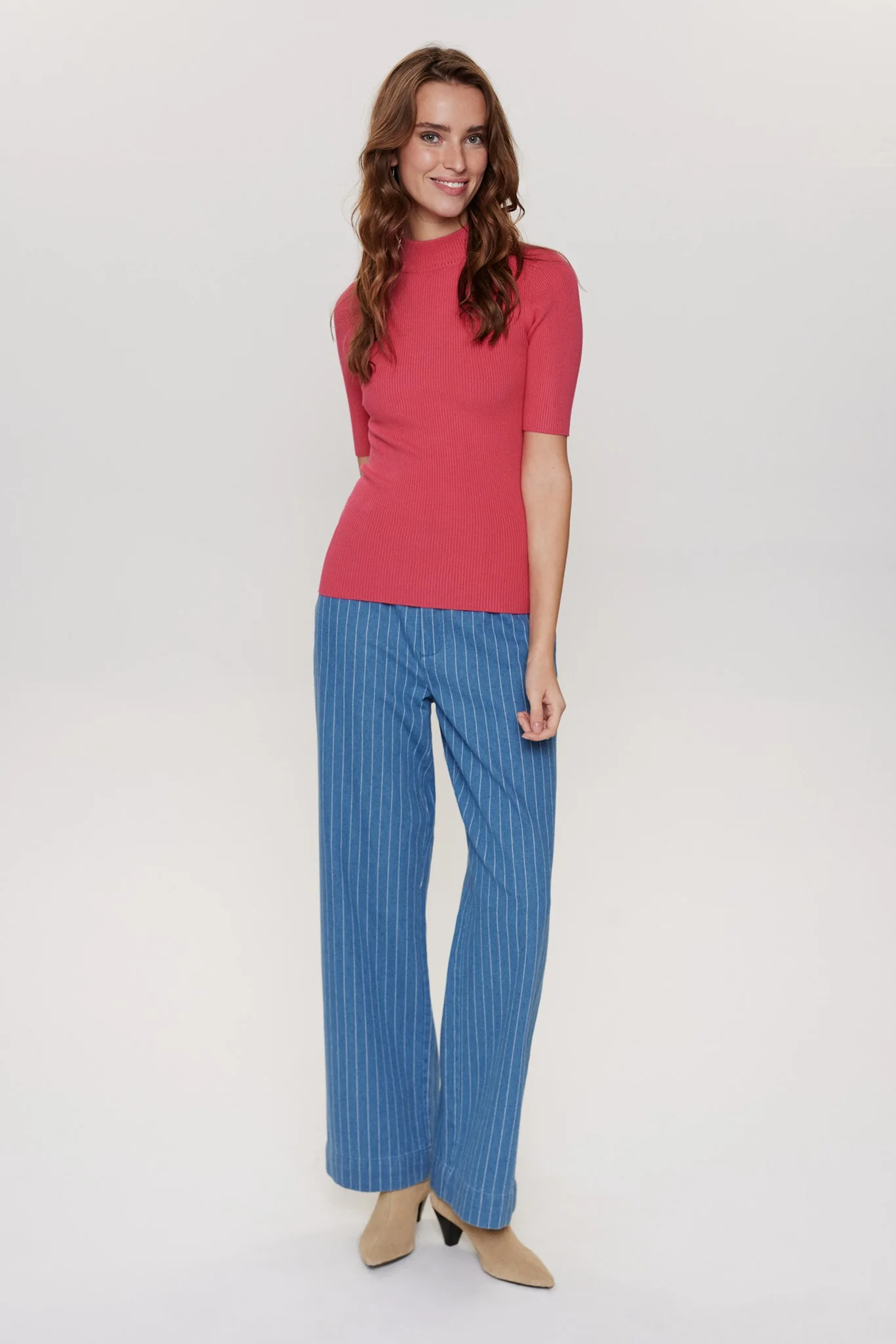 NUBIA SS PULLOVER  - Raspberry Sorbet - Image 3