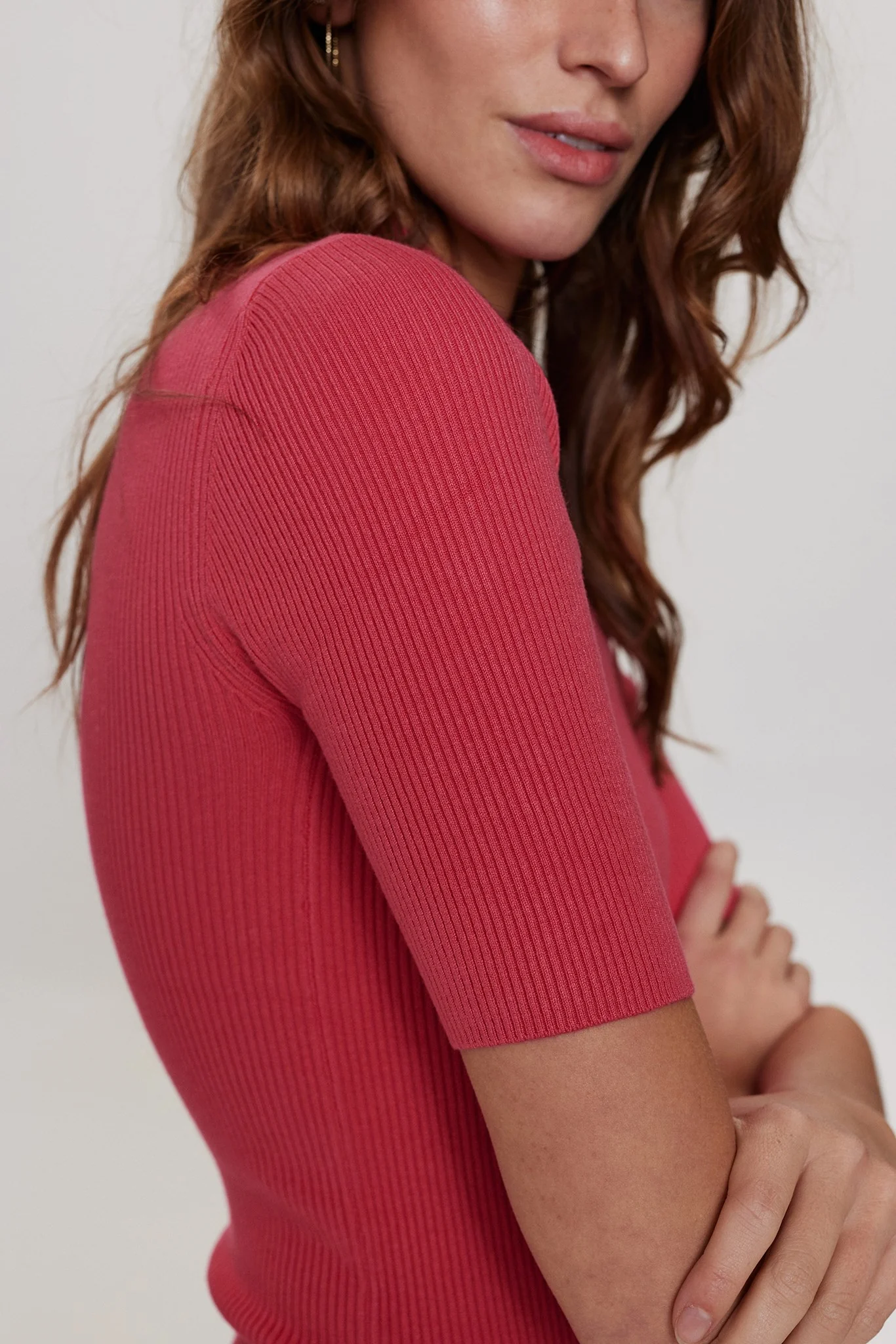 NUBIA SS PULLOVER  - Raspberry Sorbet - Image 5