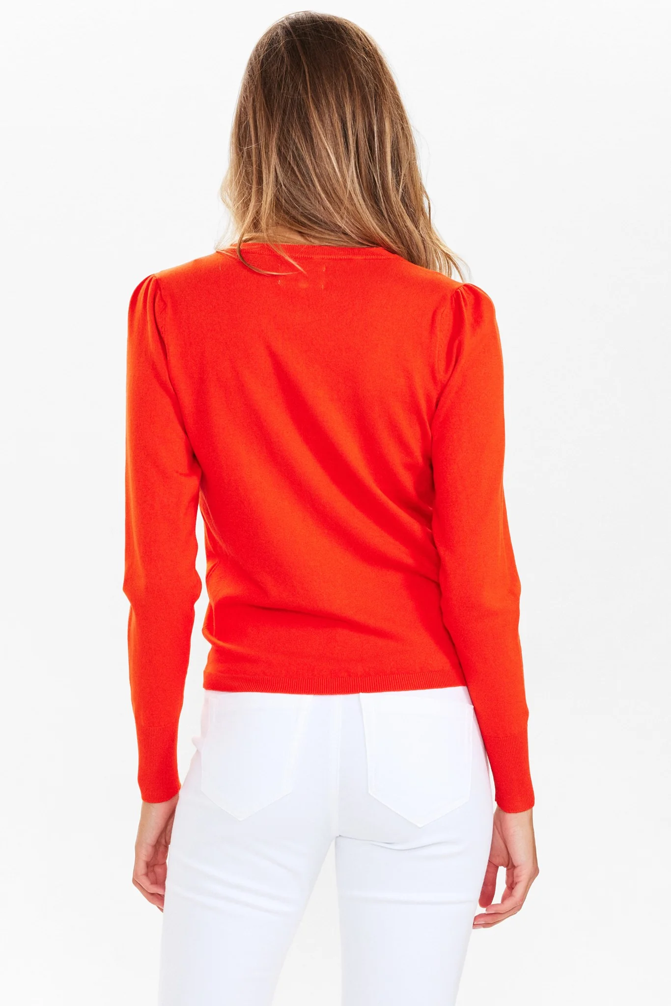 NUBIACIA CARDIGAN - NOOS - Cherry Tomato - Image 2