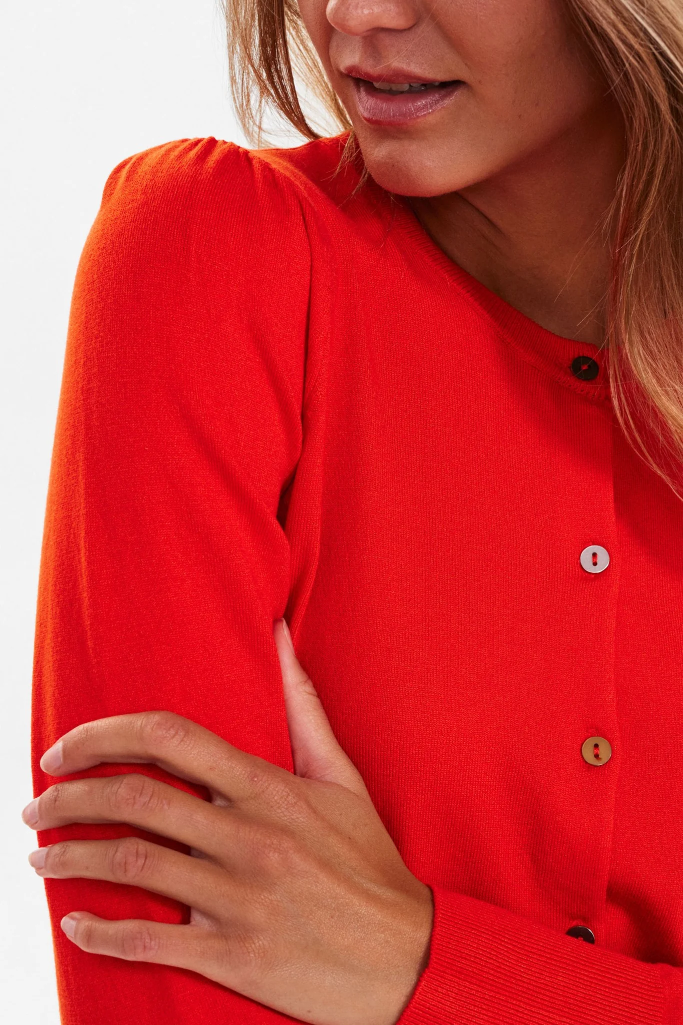 NUBIACIA CARDIGAN - NOOS - Cherry Tomato - Image 4