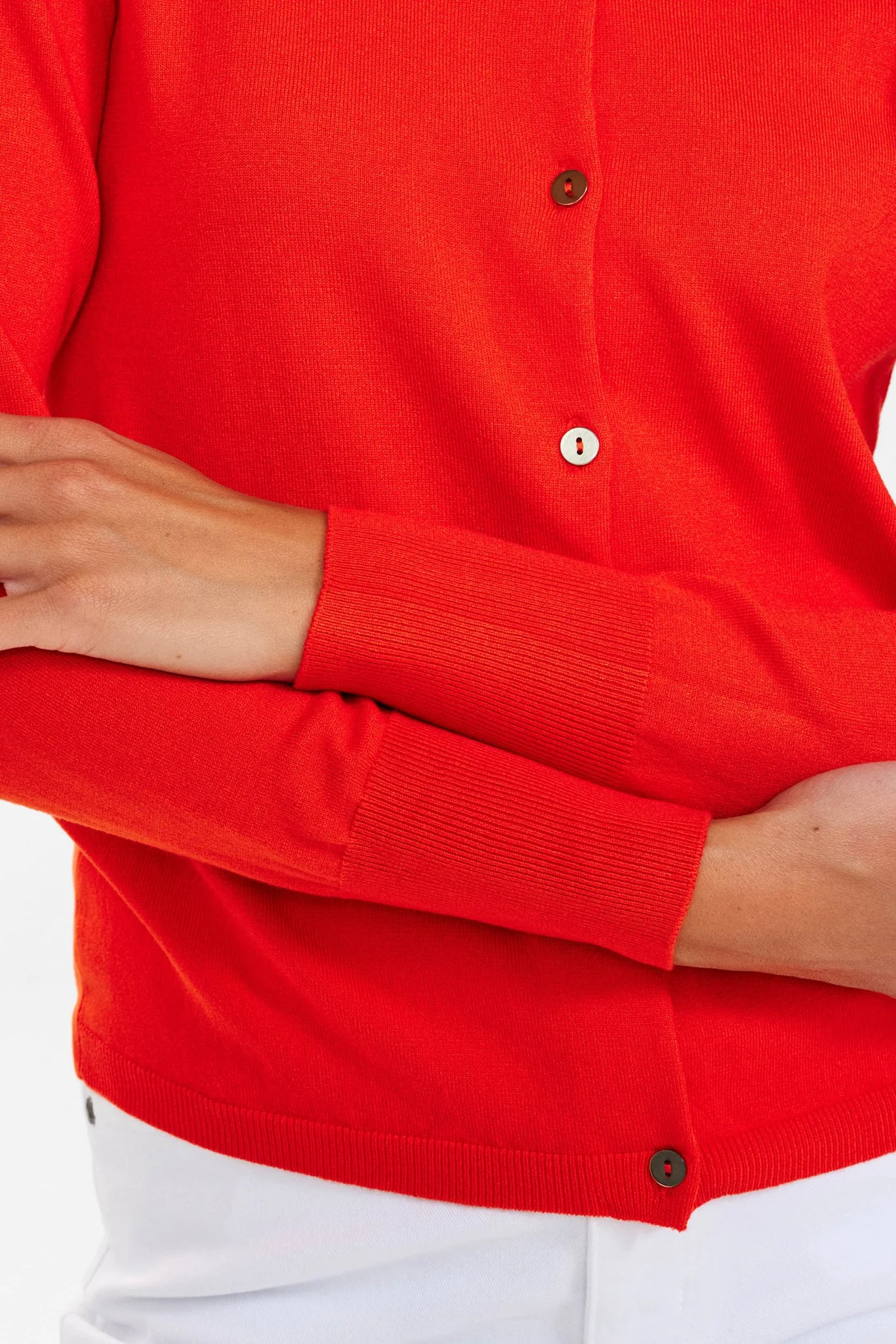 NUBIACIA CARDIGAN - NOOS - Cherry Tomato - Image 5