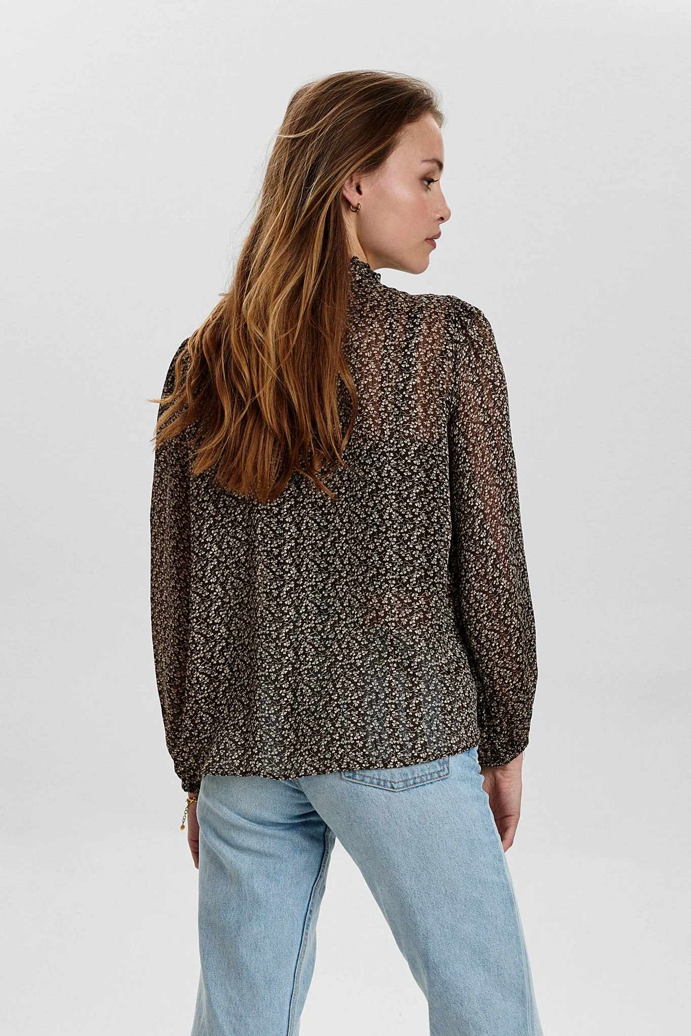 NUBIANCA BLOUSE - Toroise Shell - Image 2