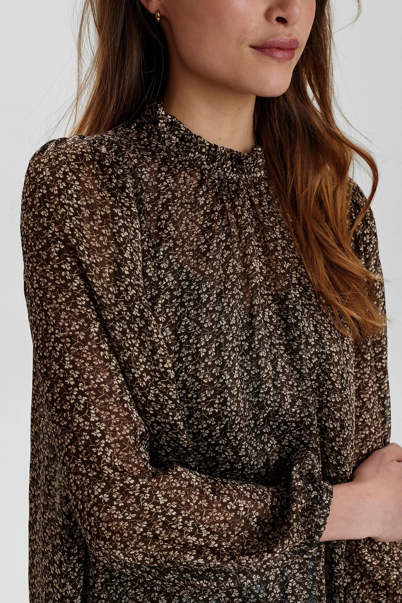 NUBIANCA BLOUSE - Toroise Shell - Image 4