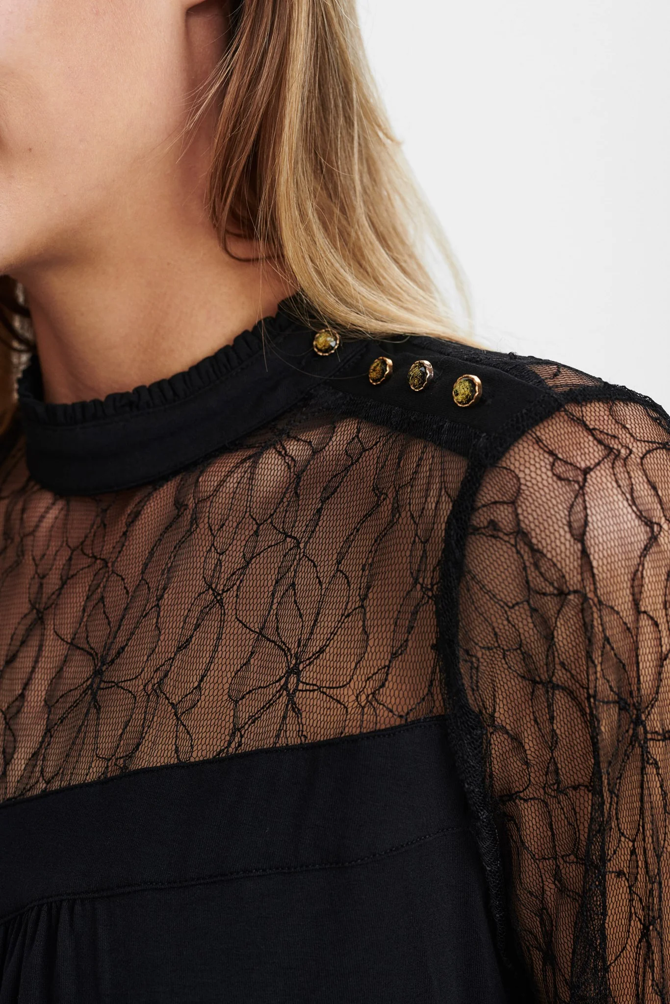 NUBILLE BLOUSE - Caviar - Image 4