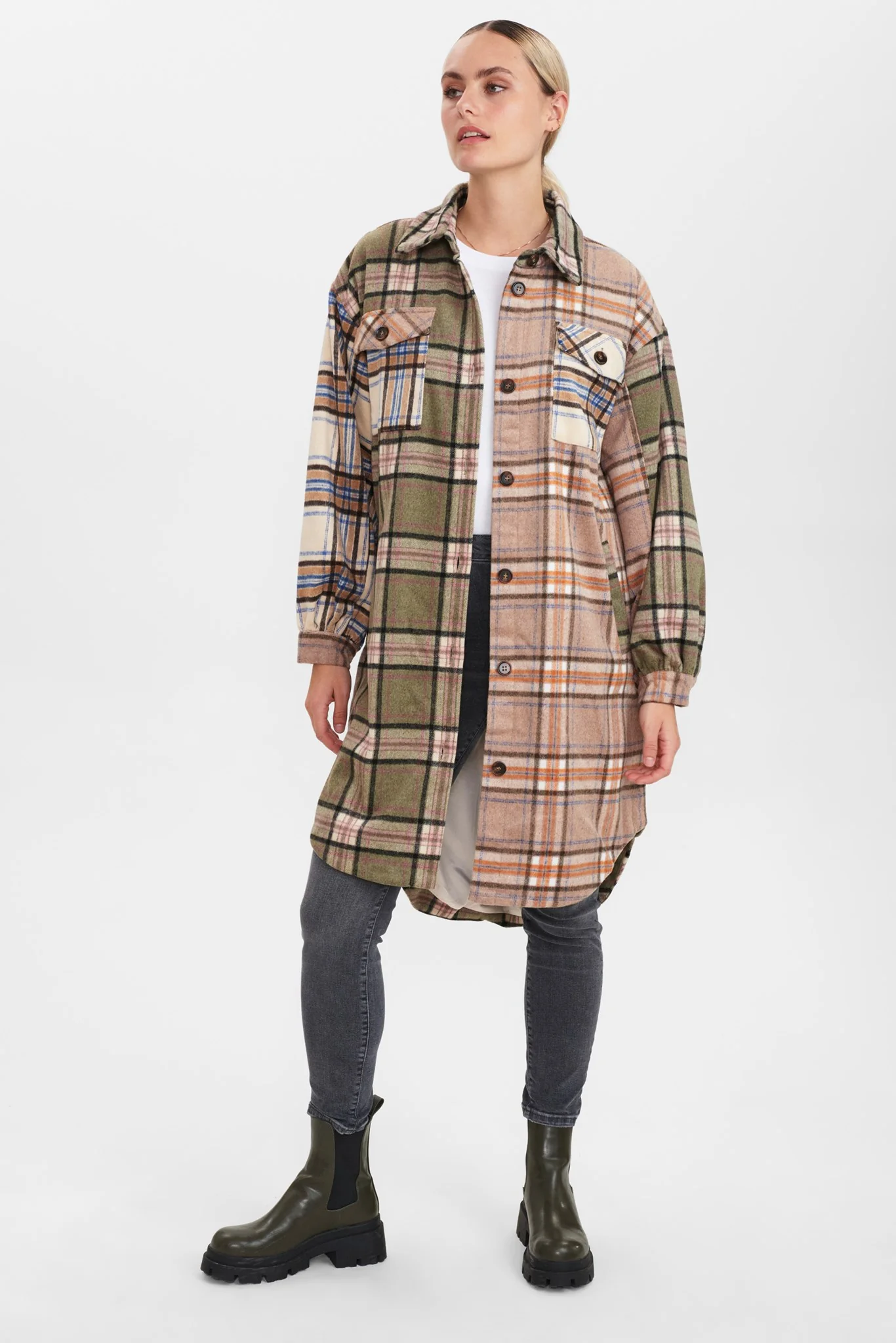 NUBINA OVERSHIRT - Grape leaf - Image 3