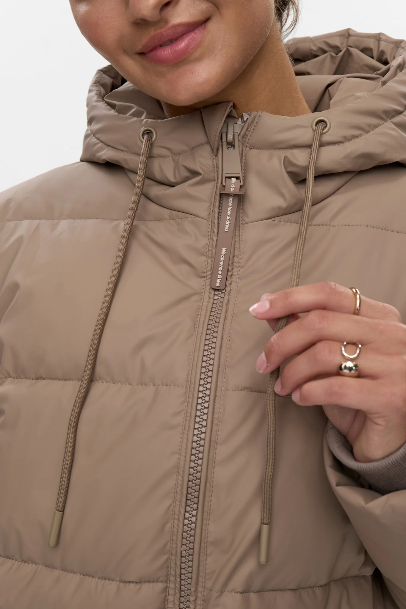 NUBIRRA LONG JACKET - Taupe Gray - Image 4