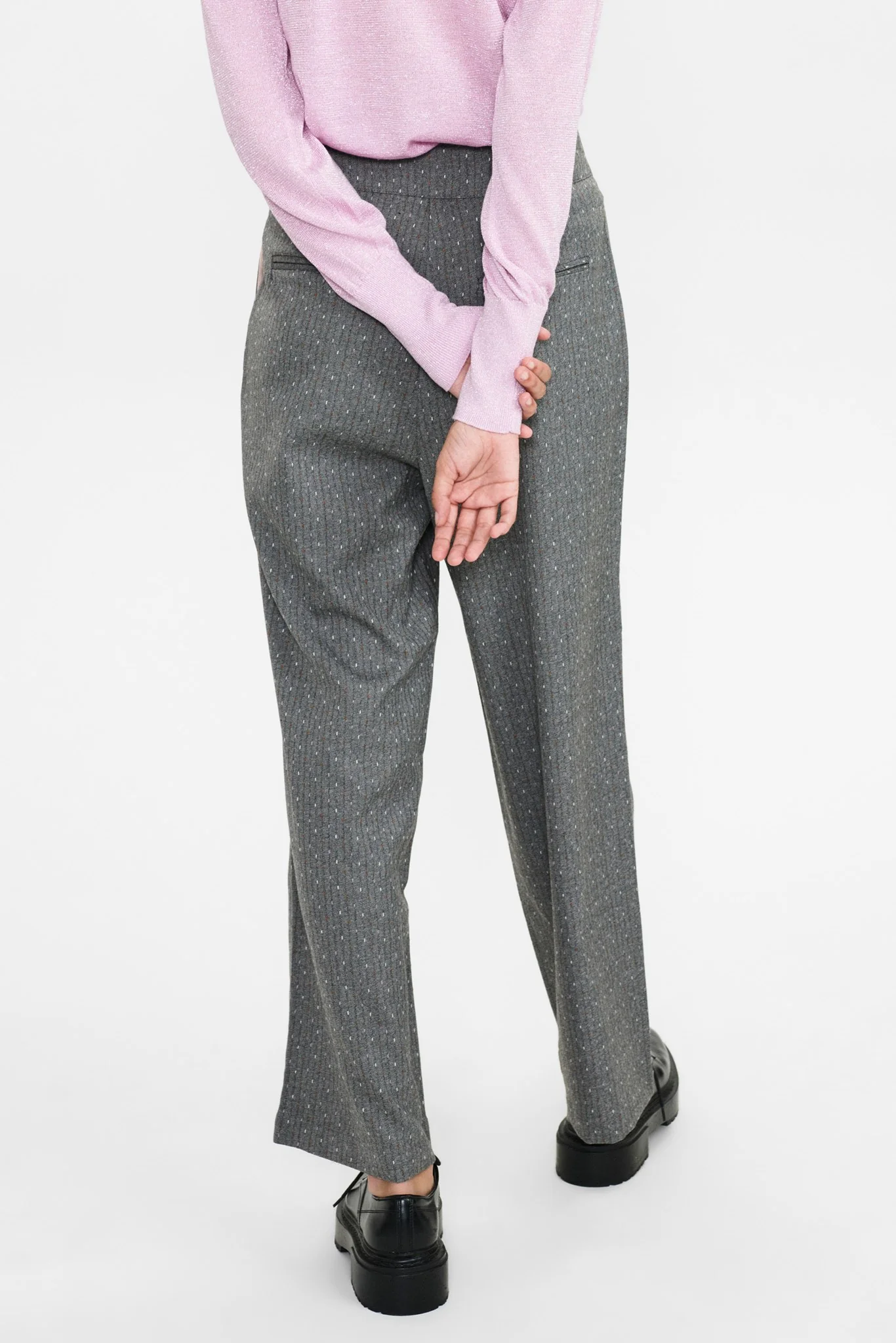 NUBJORG PANTS - Medium Grey mel - Image 2