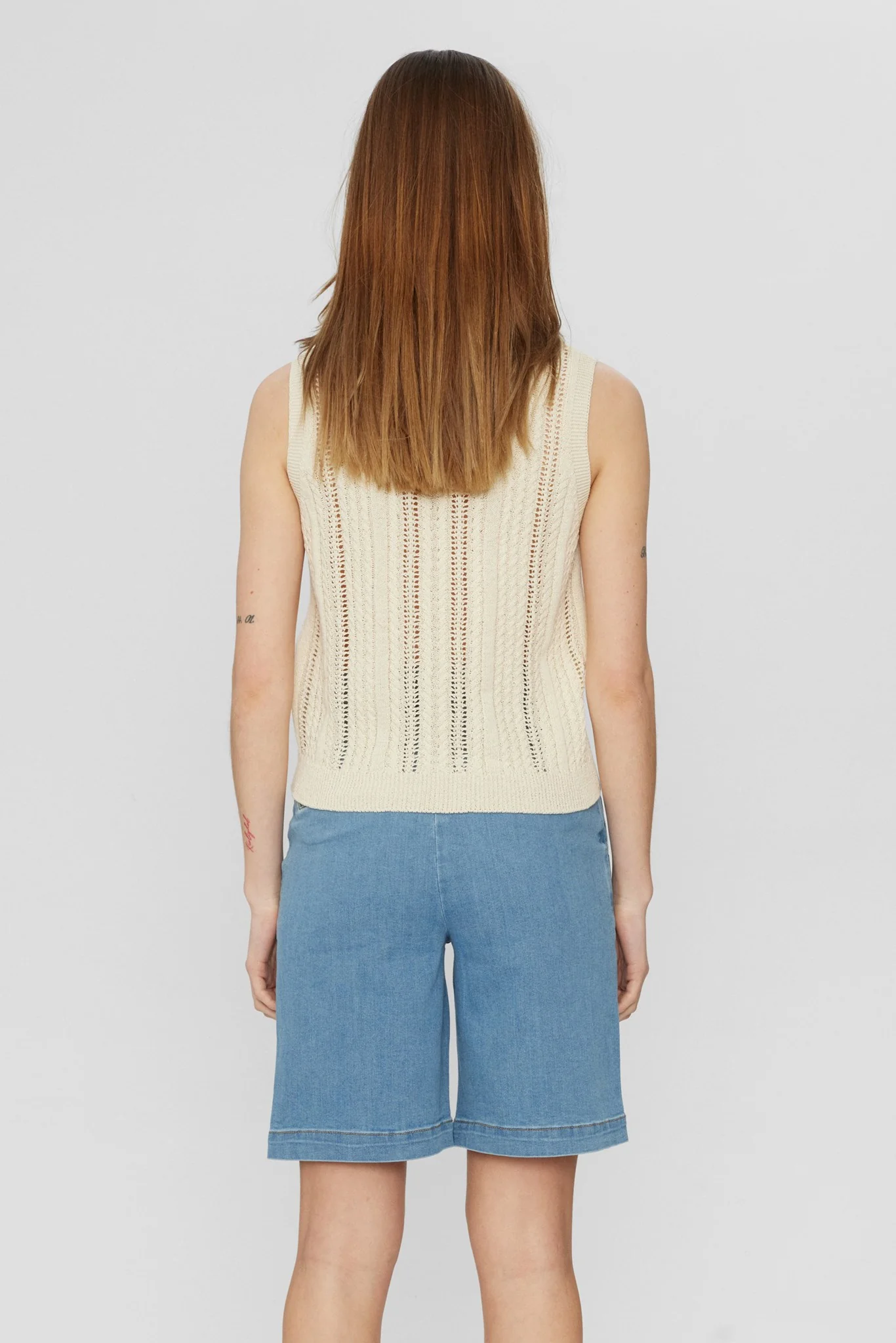 NUBLAIR VEST TOP  - Sandshell - Image 2