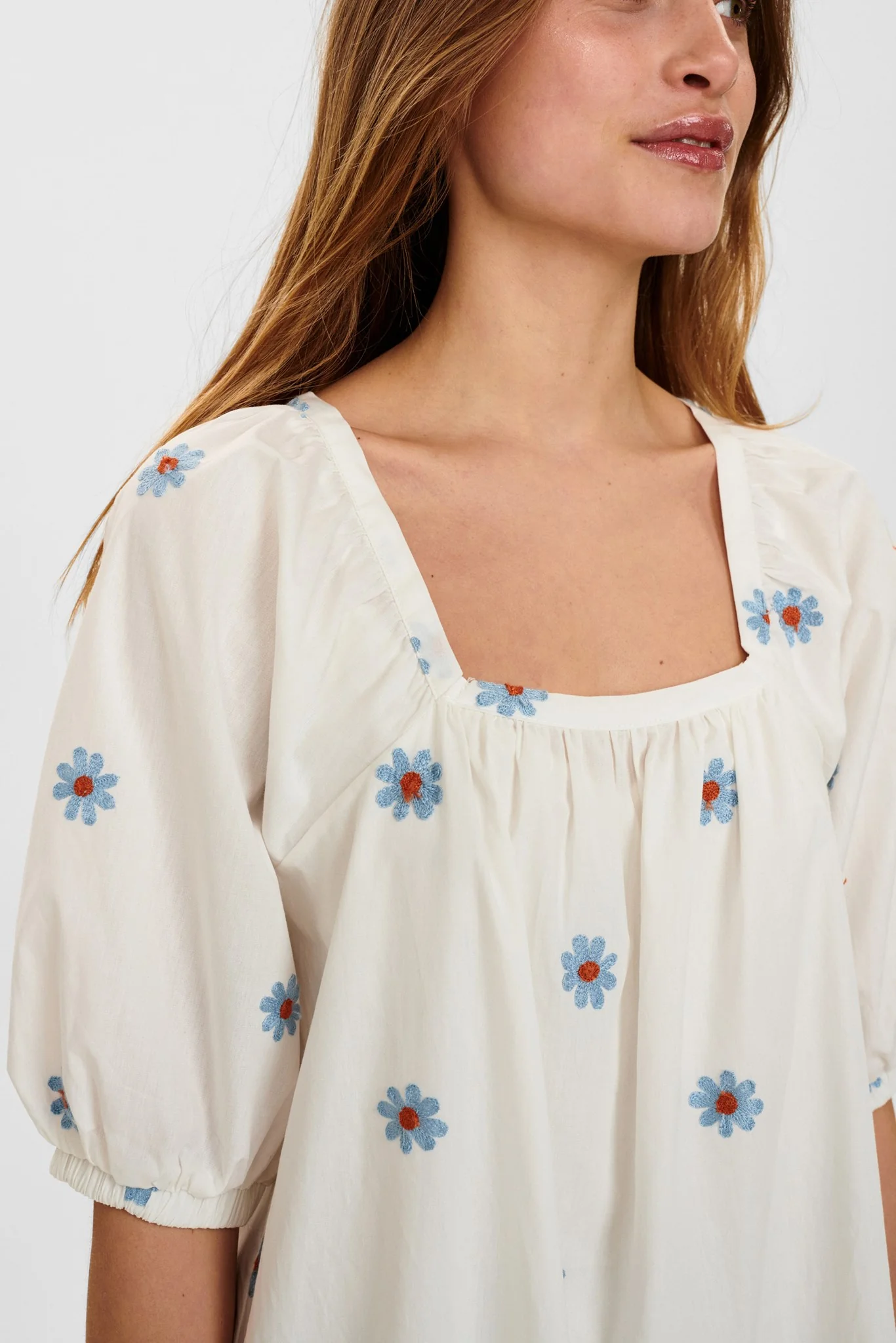 NUBLOOMY DRESS - Cloud Dancer - Image 4