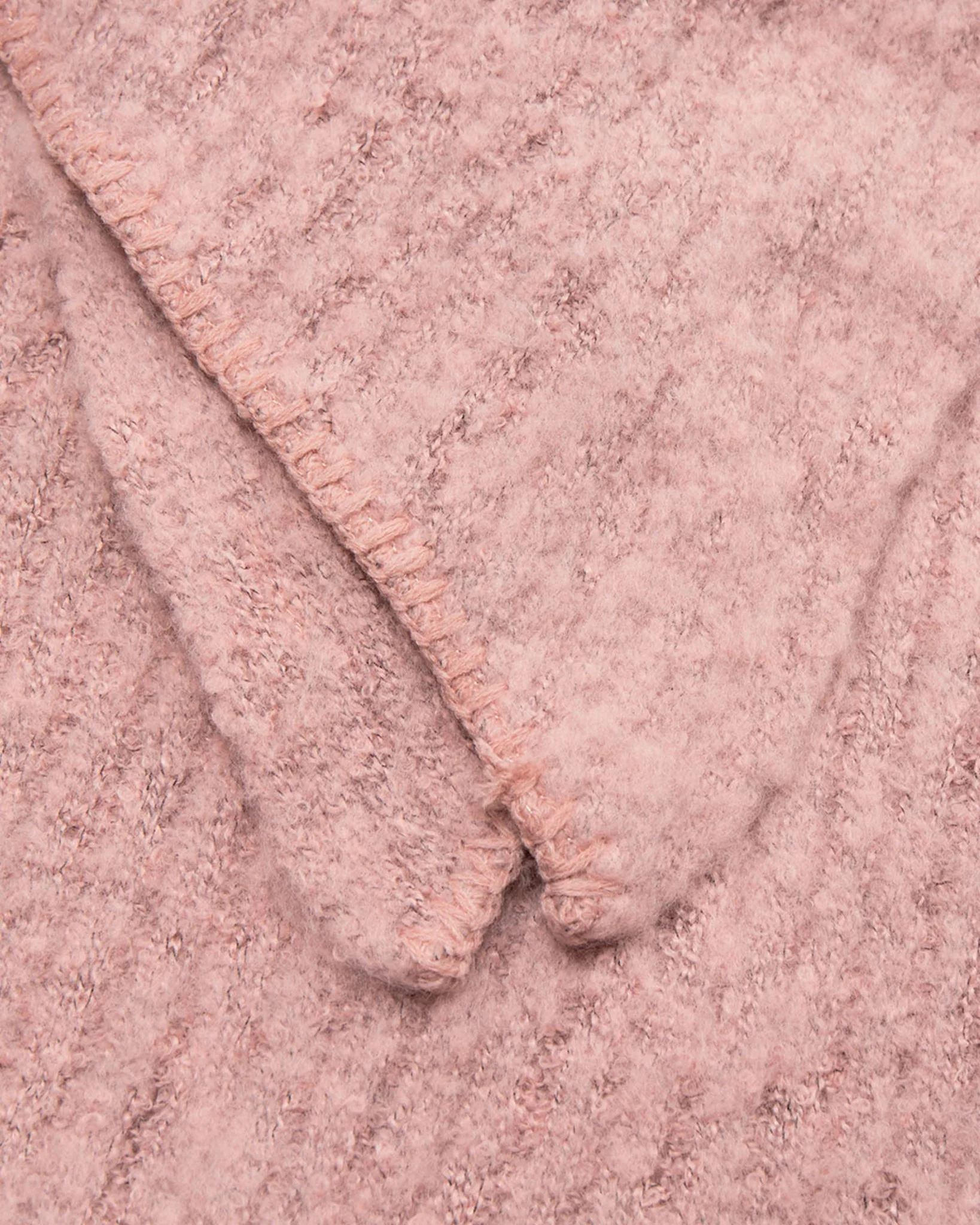 NUBOBBLY SCARF - Chalk Pink - Image 3