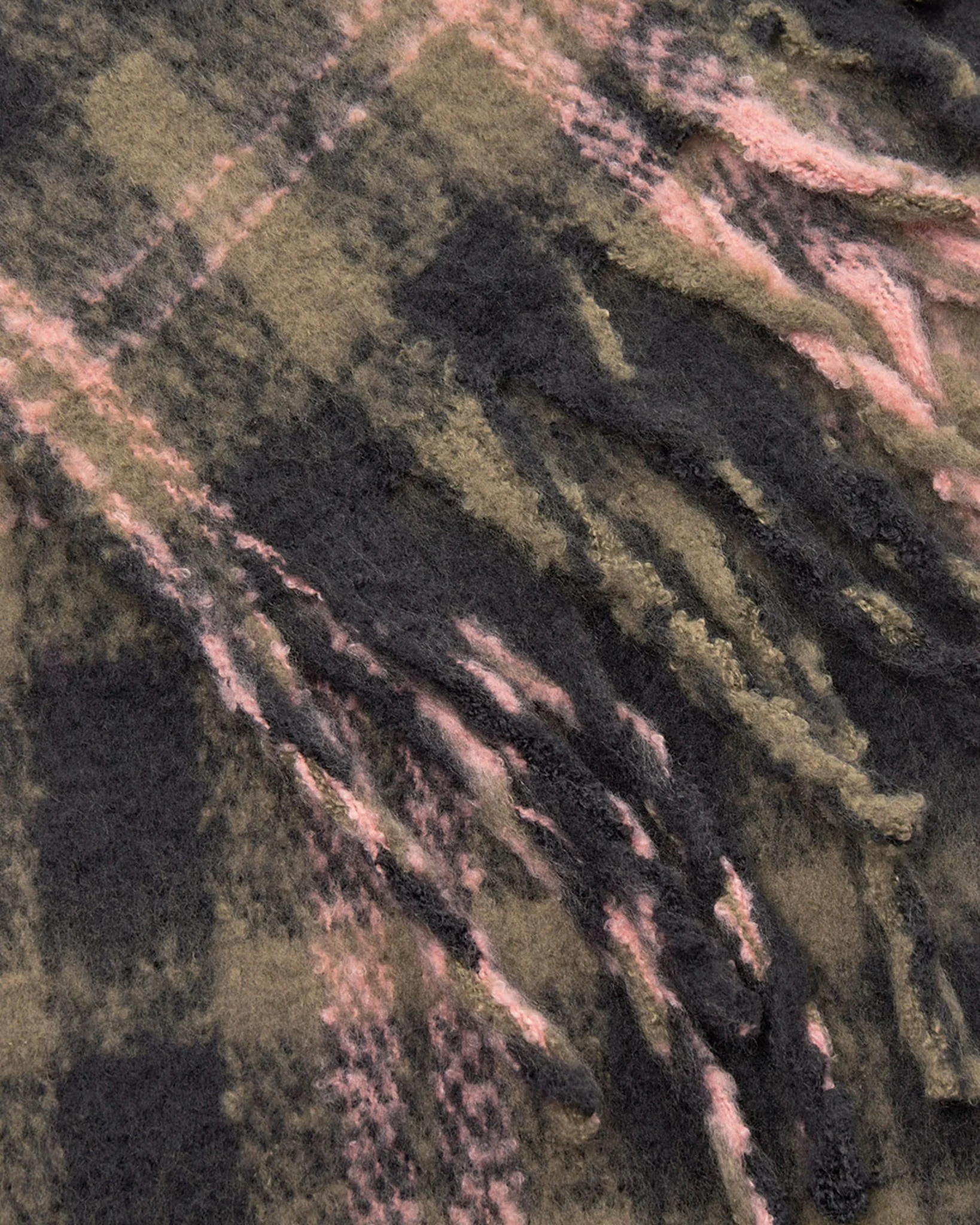 NUBOMBAY CHECK SCARF - Grape leaf - Image 3