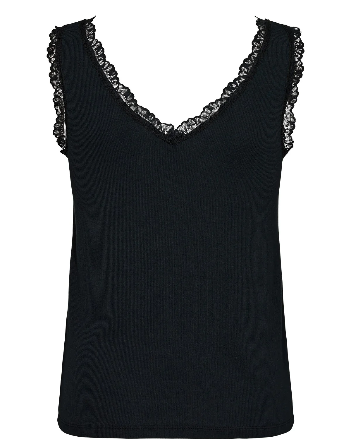 NUBOWIE LACE TOP - Caviar - Image 7