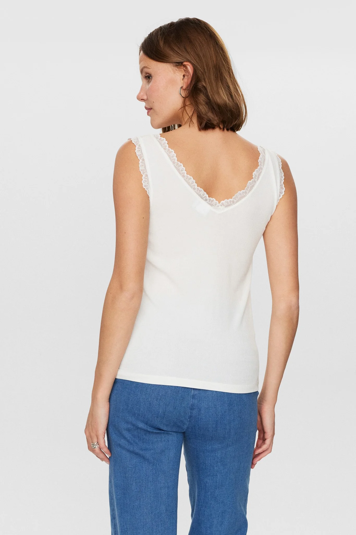 NUBOWIE LACE TOP - Cloud Dancer - Image 2