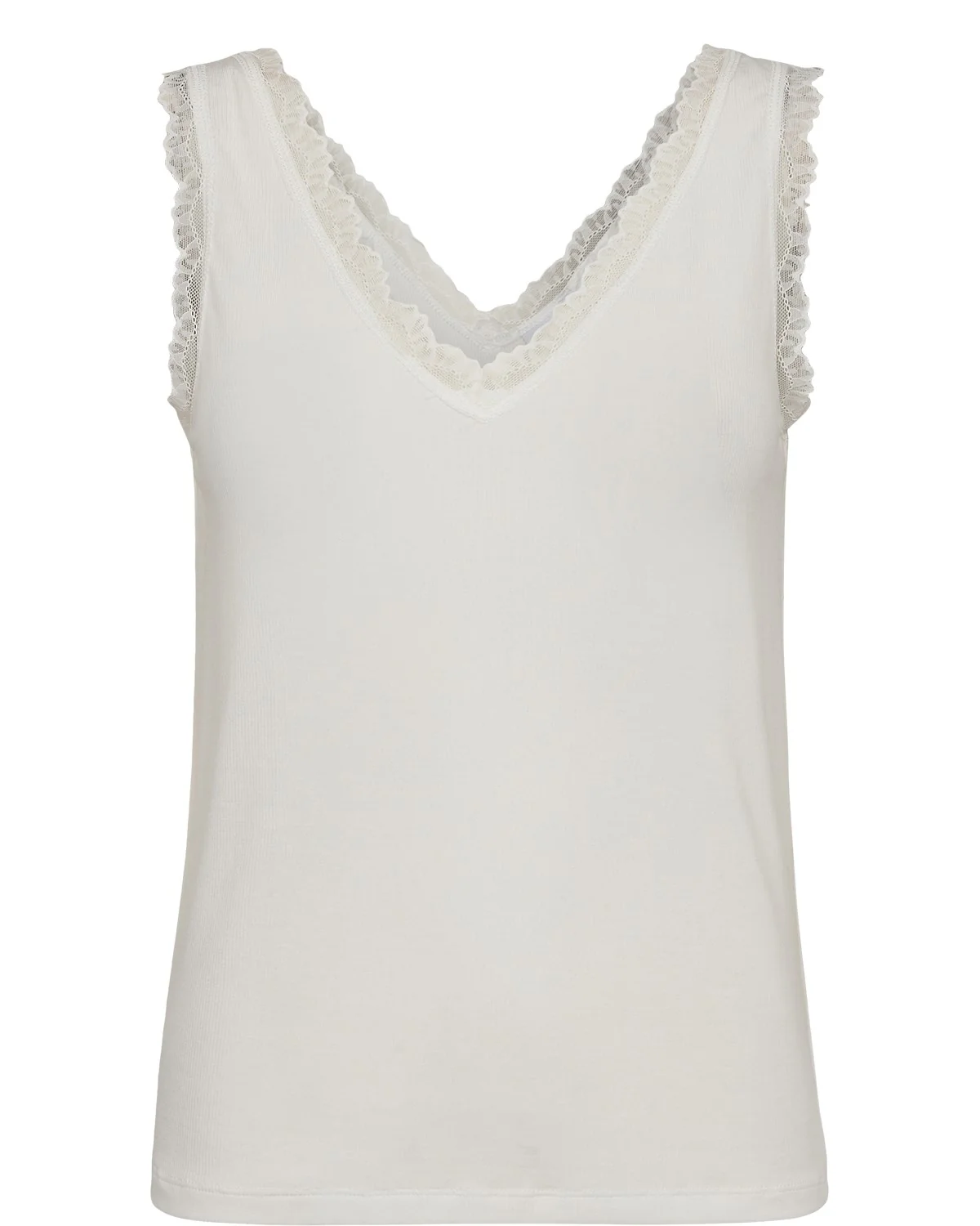NUBOWIE LACE TOP - Cloud Dancer - Image 6