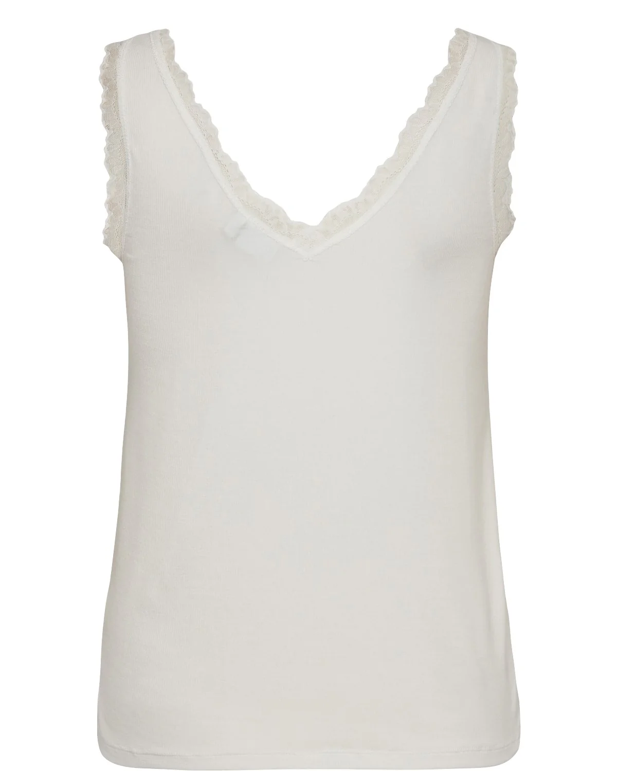 NUBOWIE LACE TOP - Cloud Dancer - Image 7