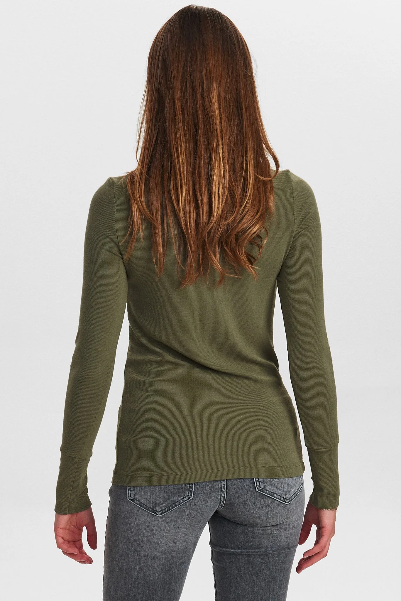 NUBOWIE ROLLNECK RIB - NOOS - Deep Lichen Green - Image 2