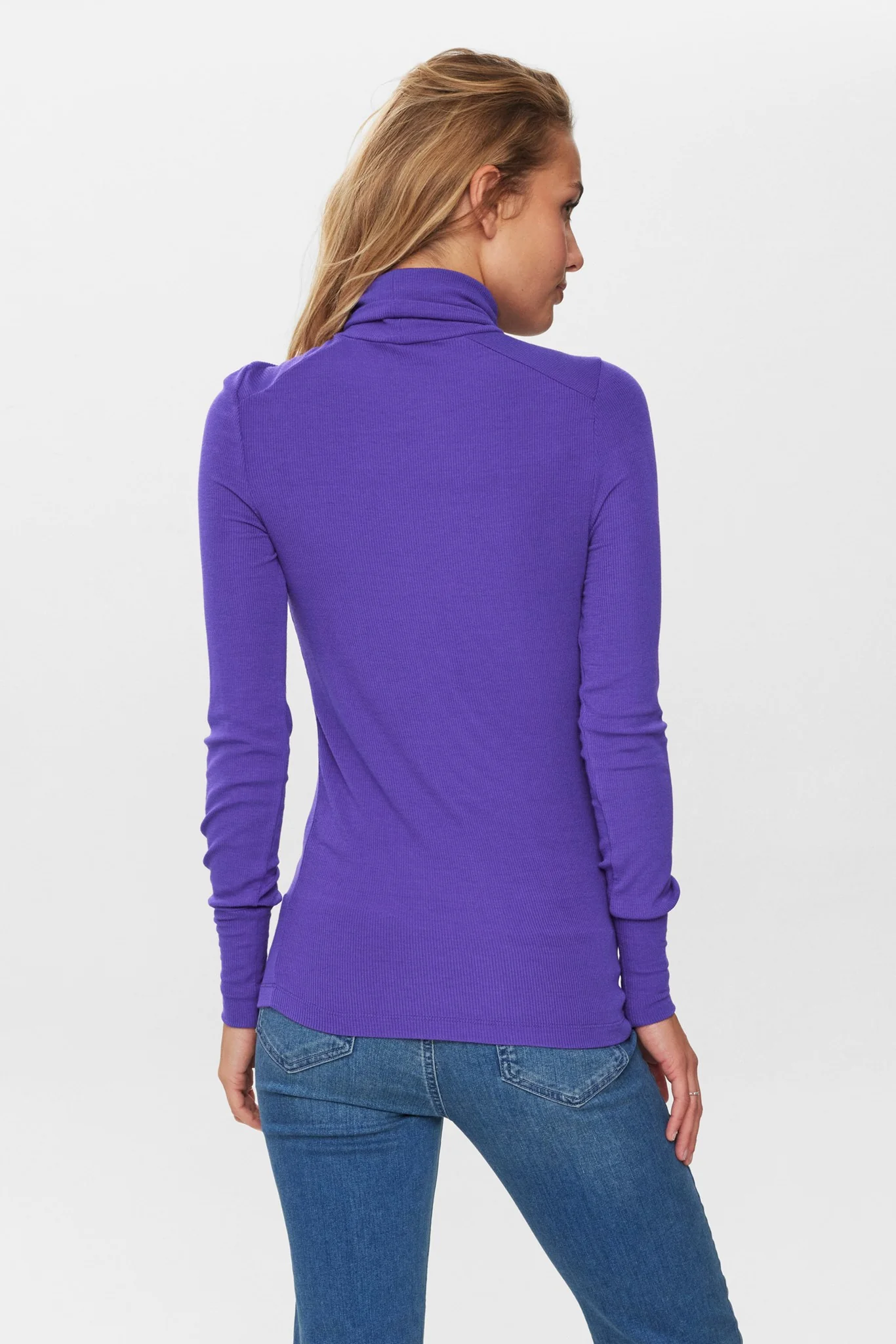 NUBOWIE ROLLNECK RIB - NOOS - Tillandsia Purple - Image 2