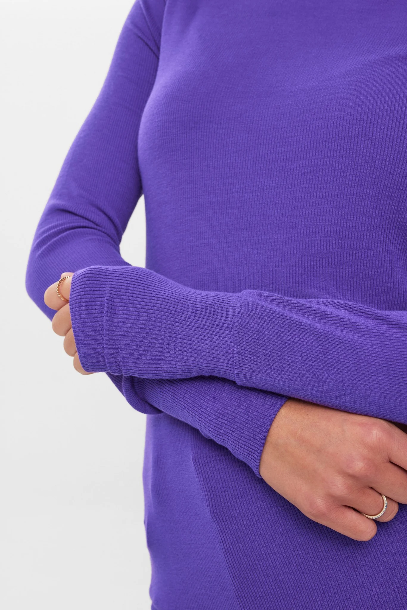 NUBOWIE ROLLNECK RIB - NOOS - Tillandsia Purple - Image 4